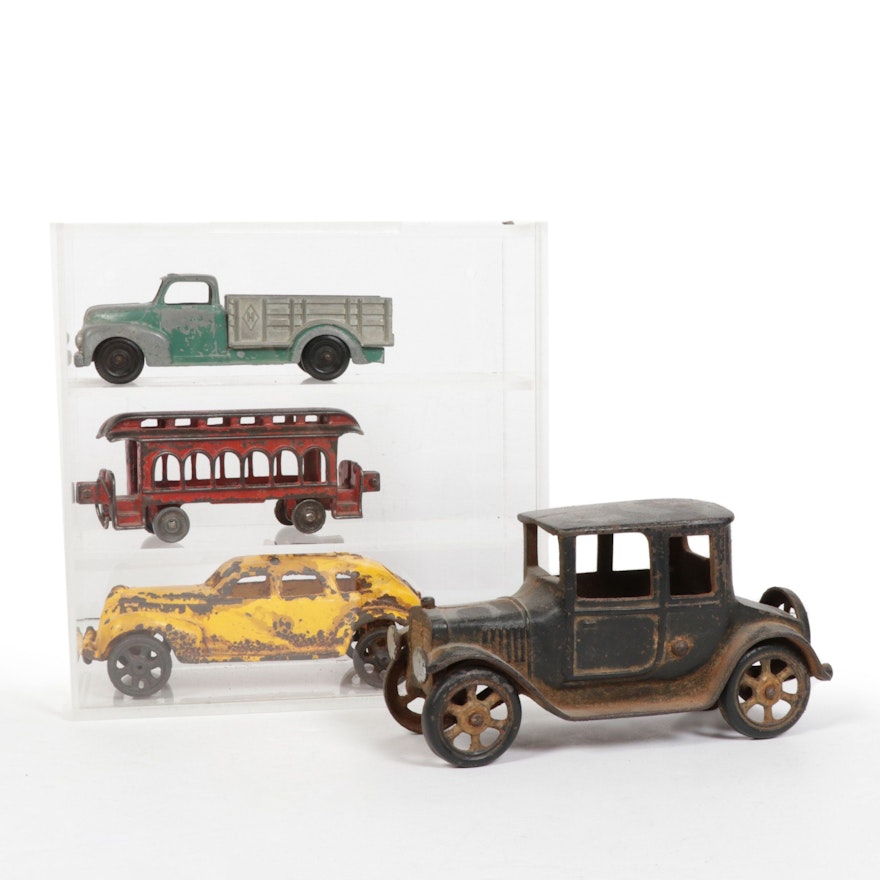 Hubley and Other Pressed Steel Classic Toy Vehicles, Early to Mid 20th Century