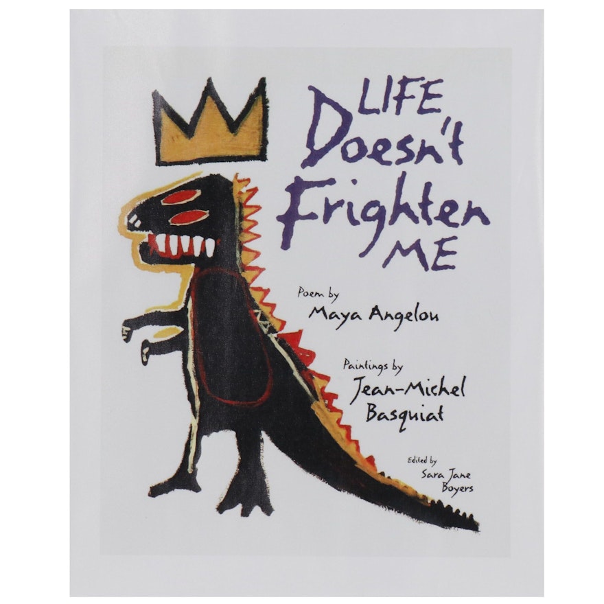 Giclée after Jean-Michel Basquiat Book Cover for "Life Doesn't Frighten Me"