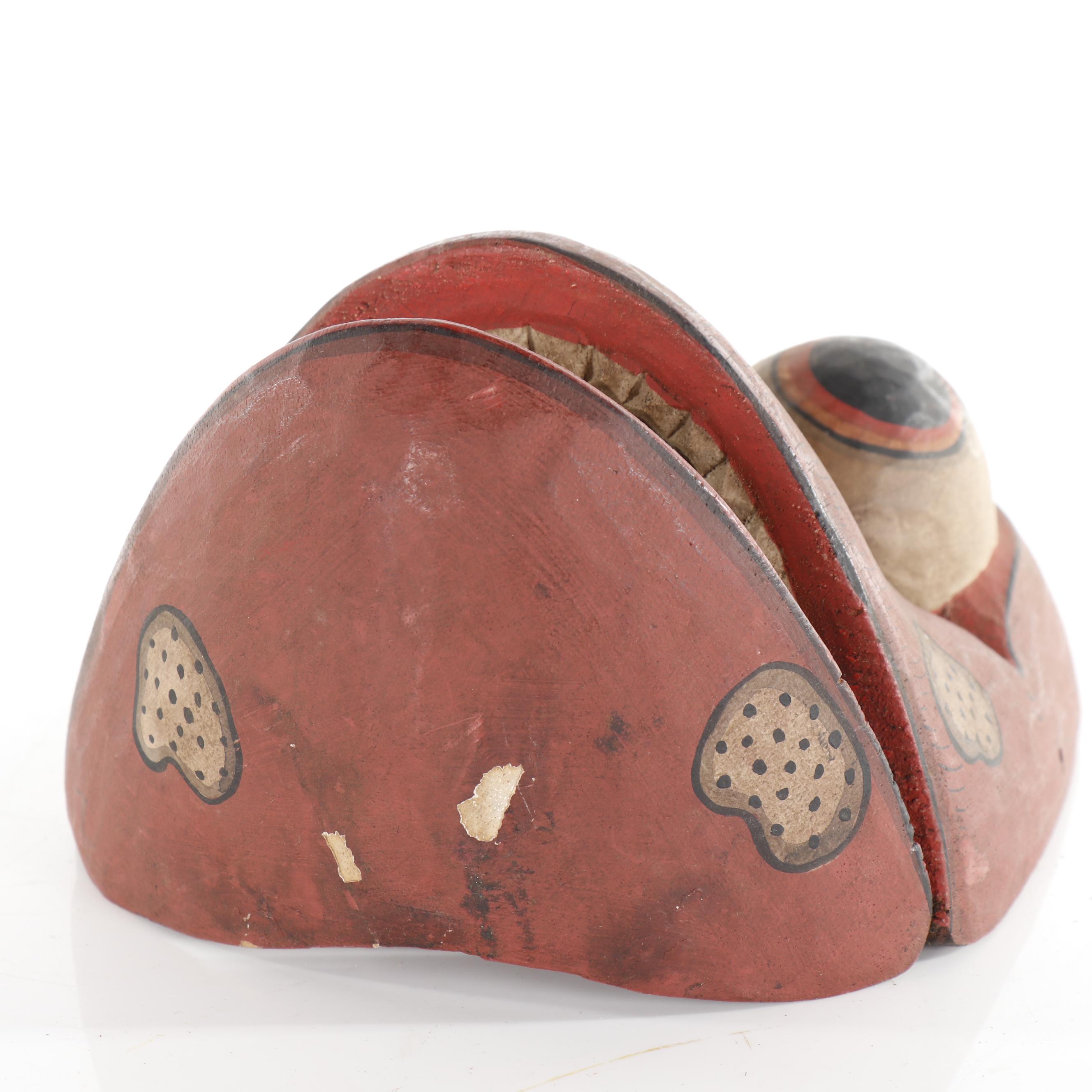 Balinese Wood Frog Mask