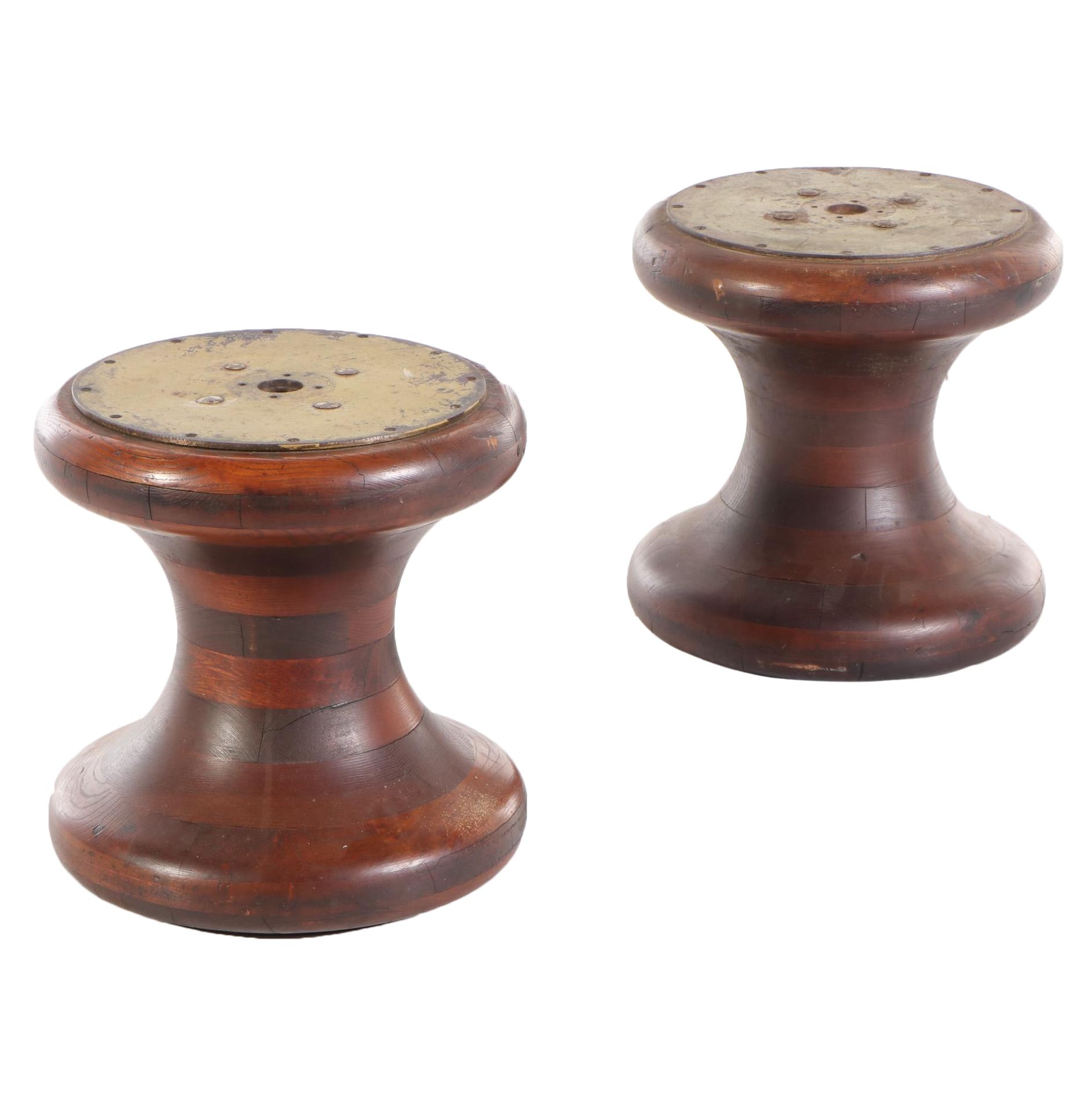 Large Ship Capstans Salvaged From Boston Harbor, Late 18th/ Early 19th Century