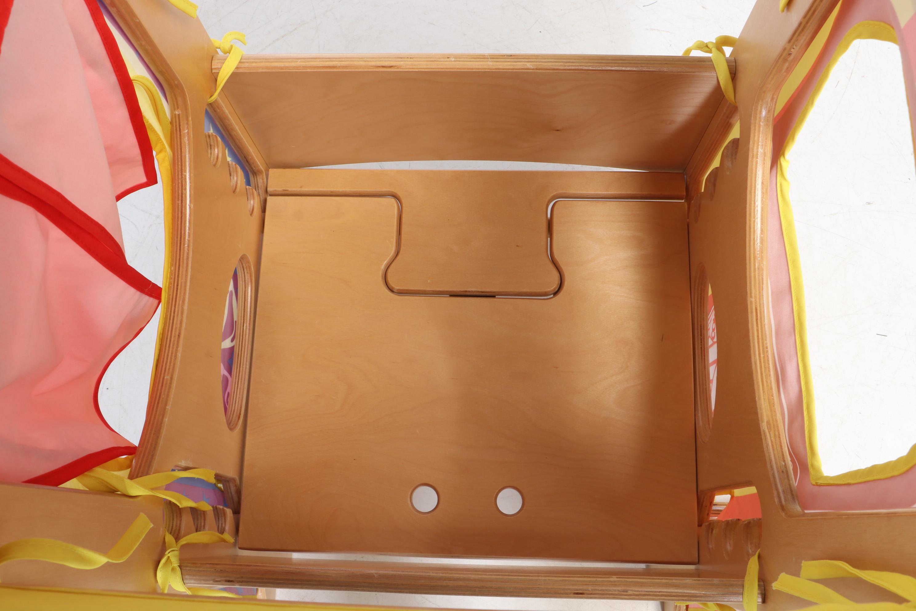 The Learning Tower Wooden Step Stool and Platform with Fitted Puppet Show Stage