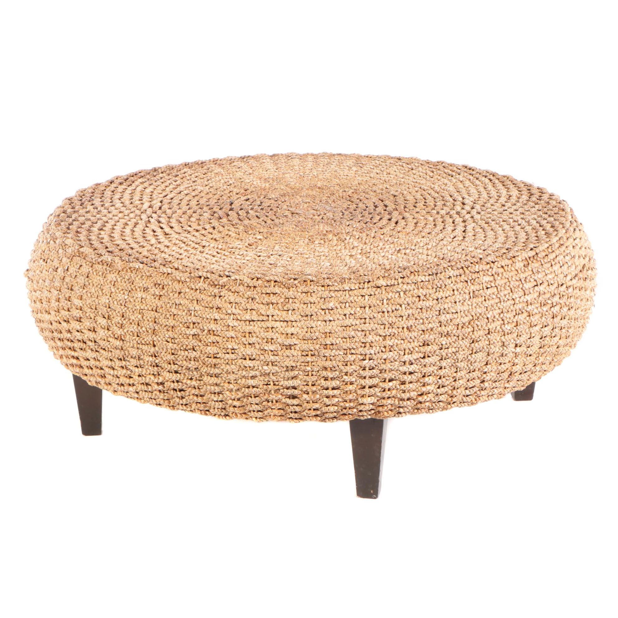 Z Gallerie Woven Seagrass Coffee Table