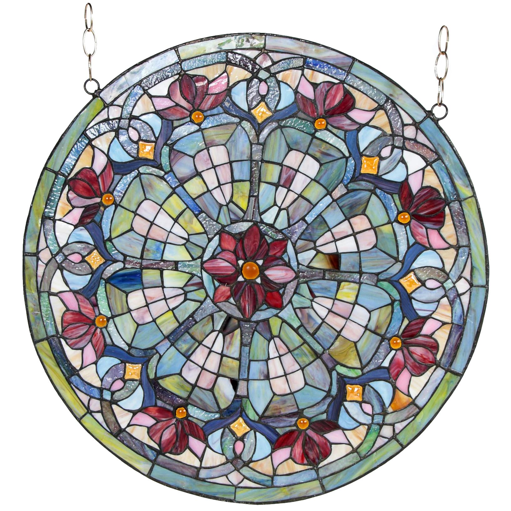 Leaded Stained Glass Window Hanging