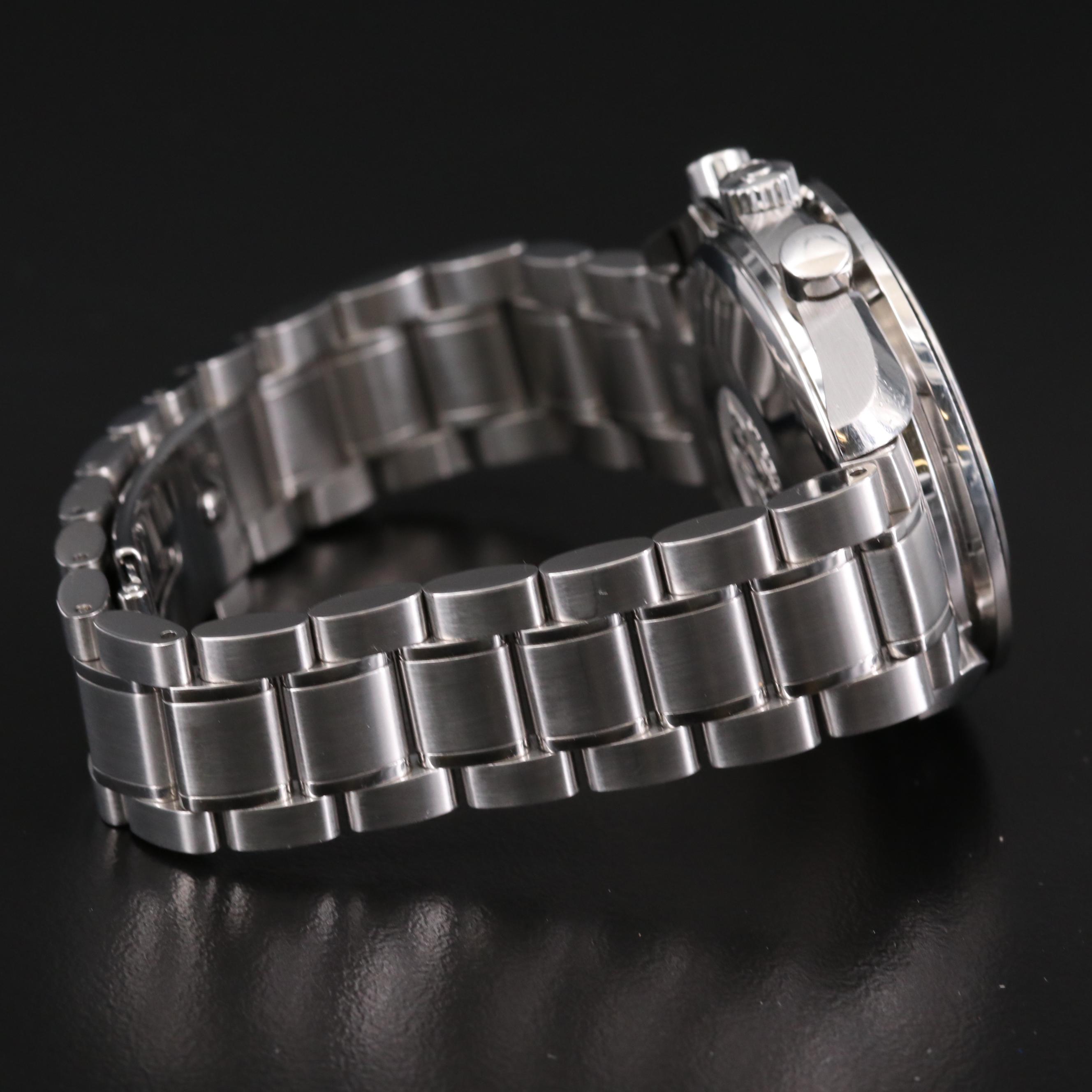 Omega Speedmaster Day-Date Stainless Steel Automatic Chronograph Watch