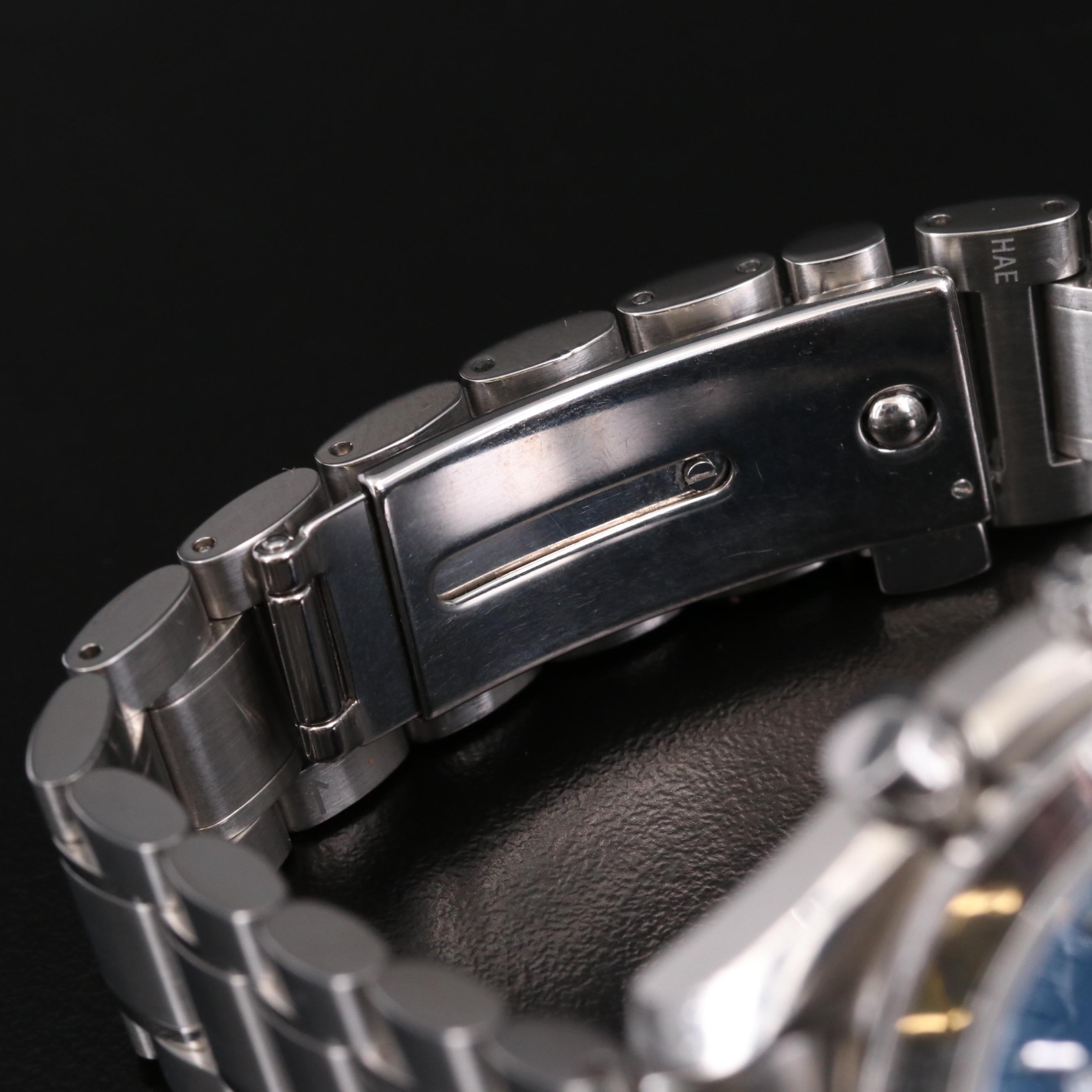 Omega Speedmaster Day-Date Stainless Steel Automatic Chronograph Watch