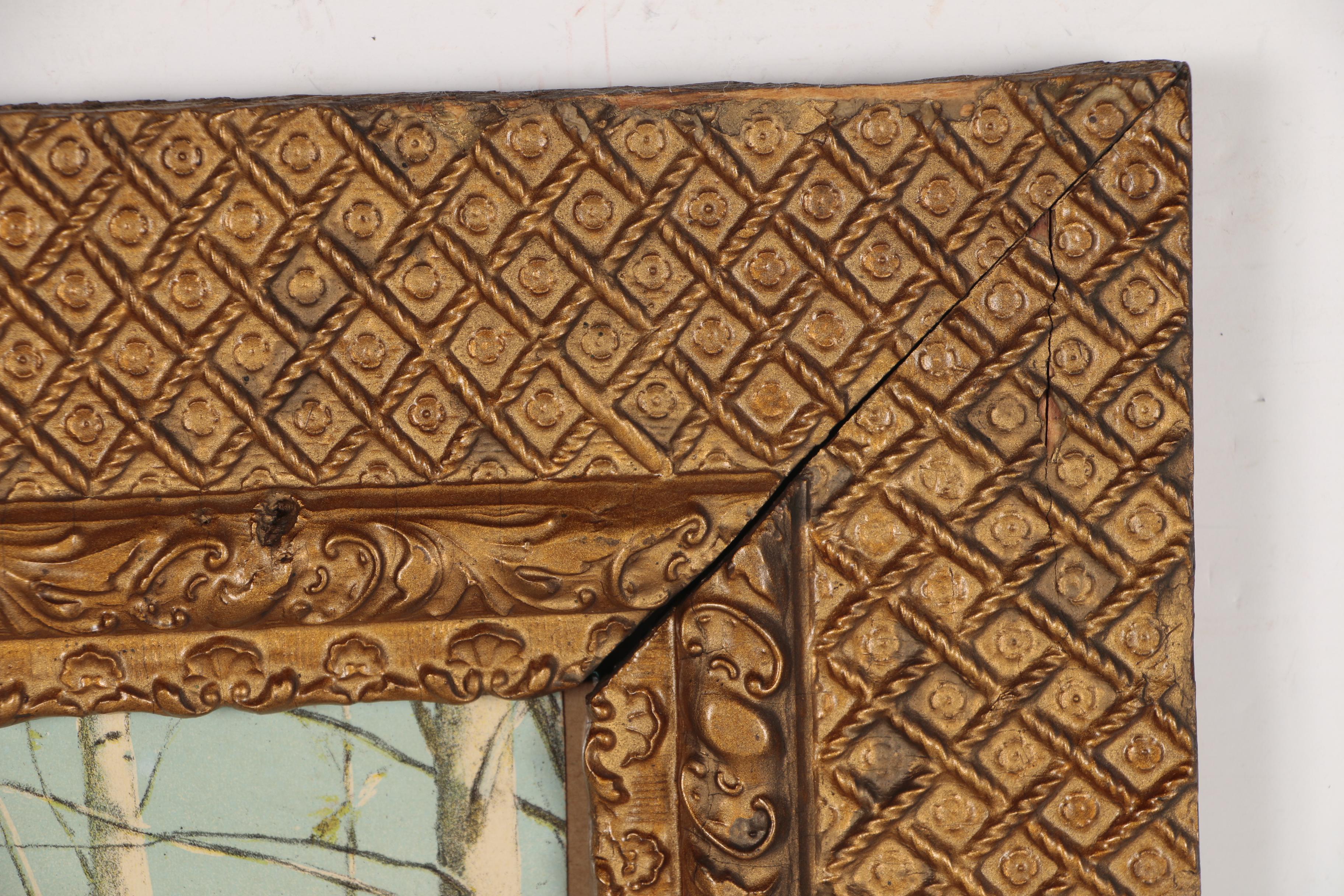 Lithograph after A.H. Bicknell of Shepherdess with Sheep