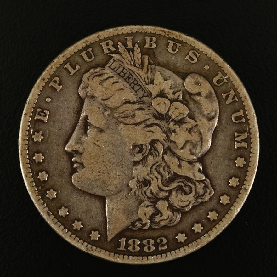 1882 Carson City Silver Morgan Dollar