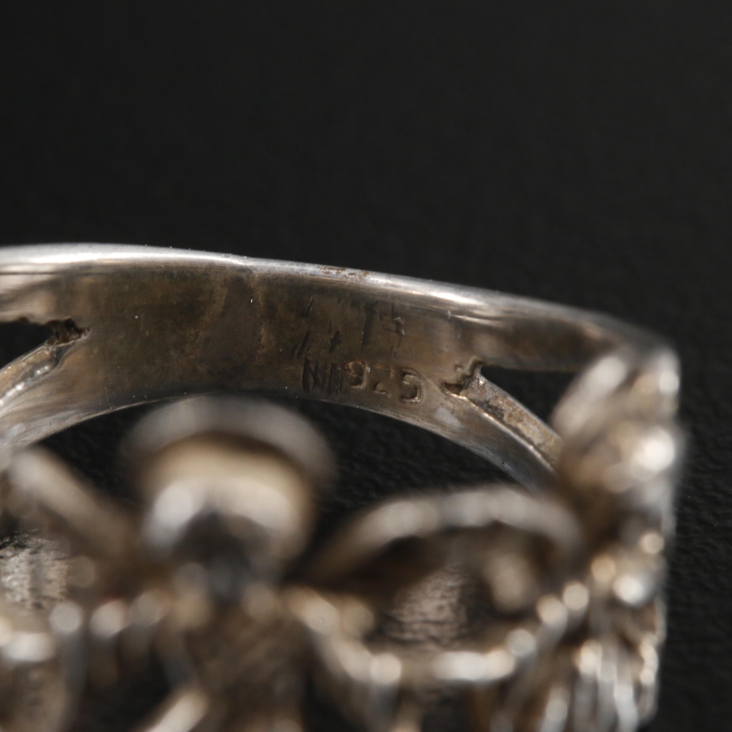 Sterling Silver Angel Ring