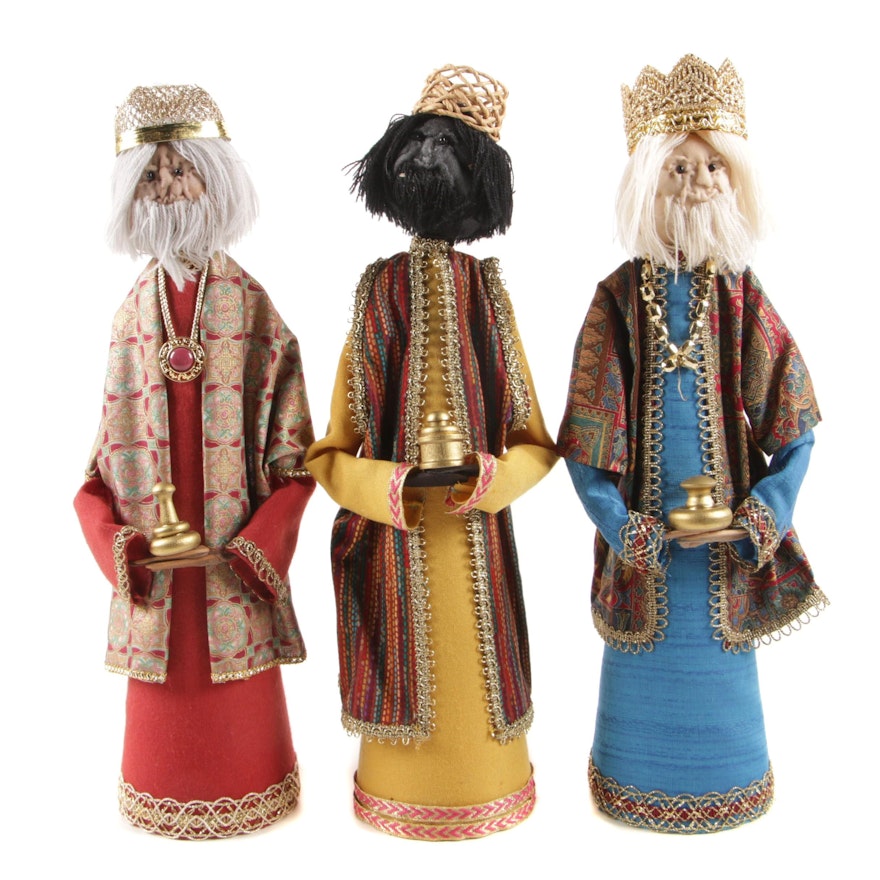 Three Wise Men Figural Christmas Figurines