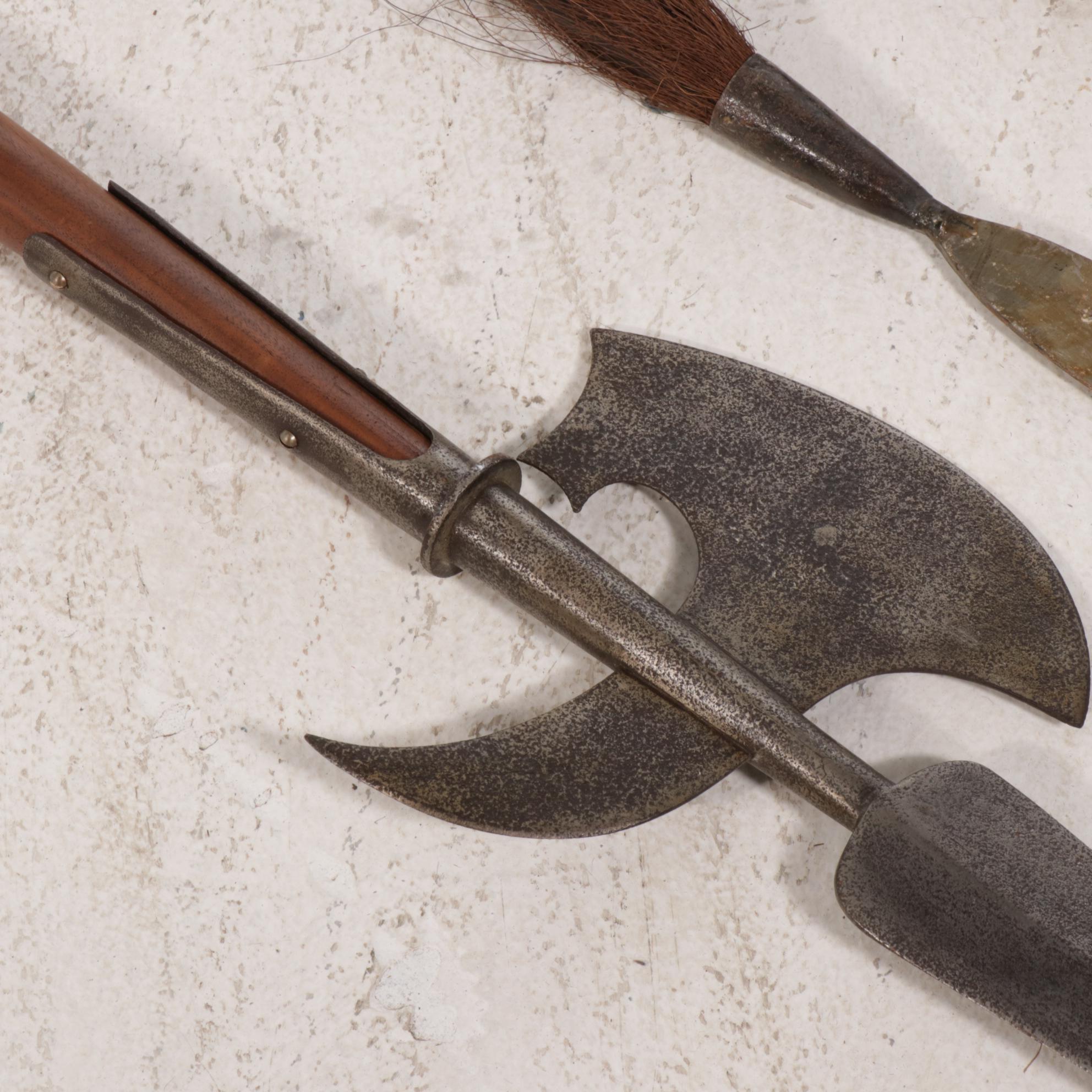 Replica Polearms Including Spears and Halberd