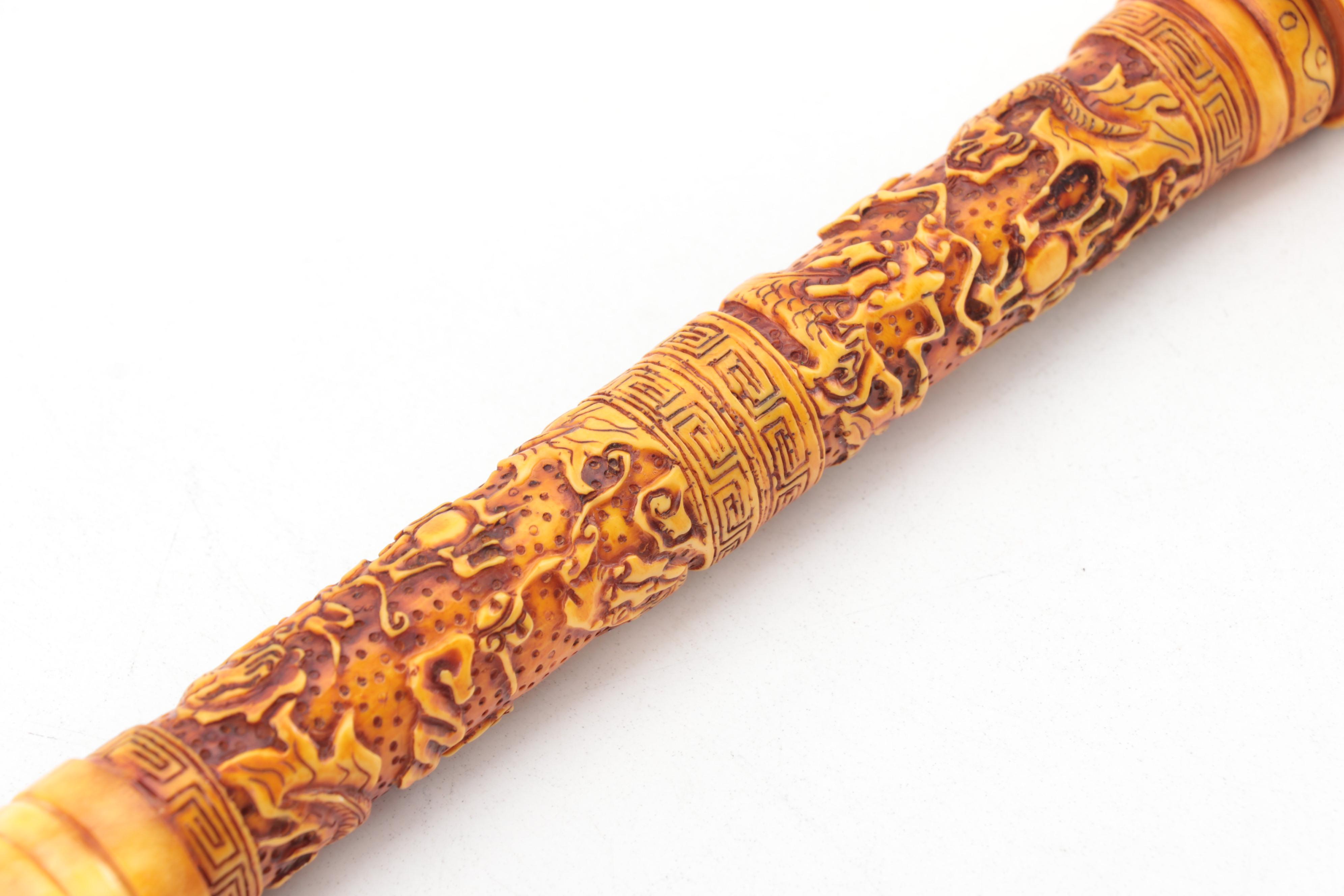 Chinese Resin Opium Pipe