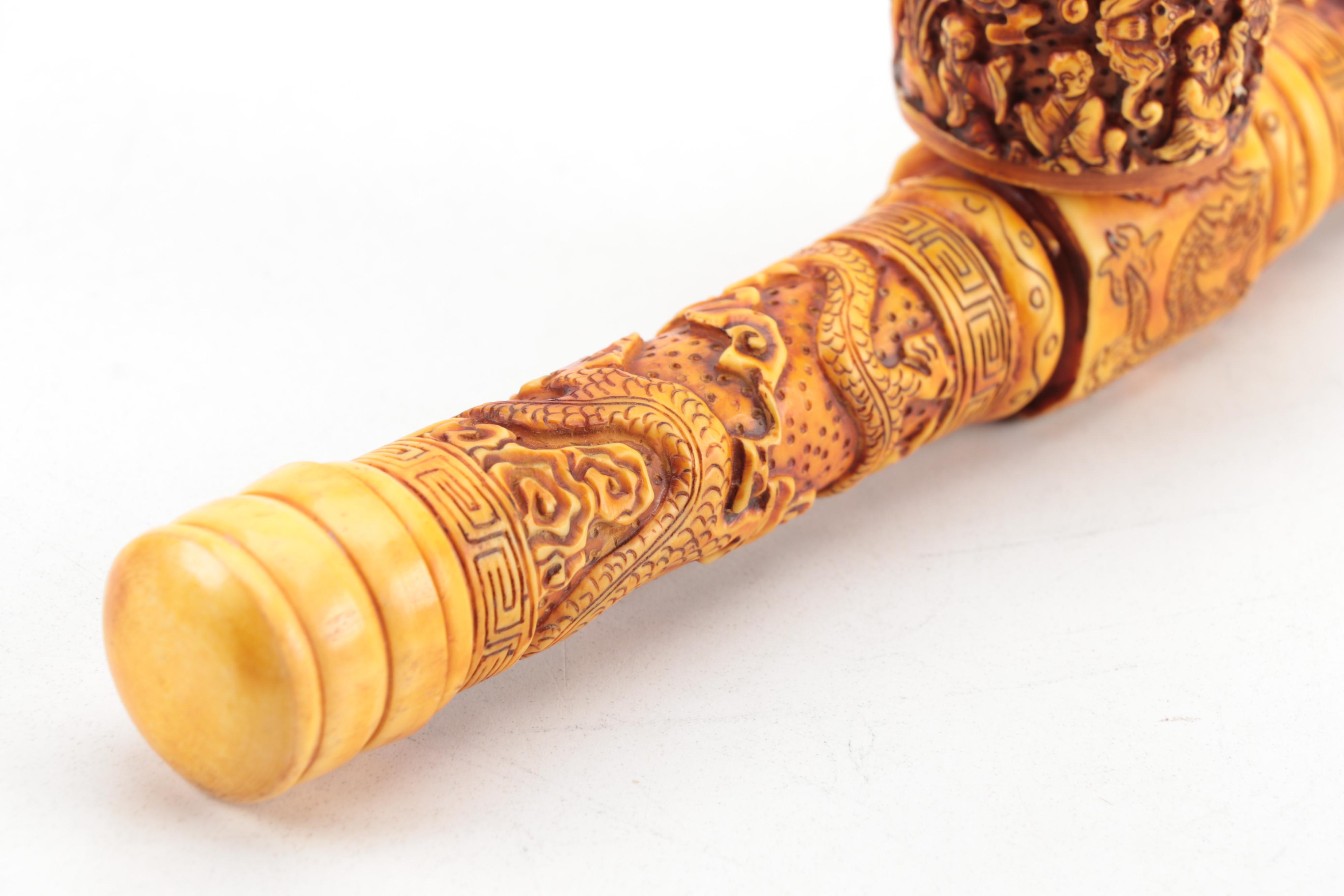 Chinese Resin Opium Pipe