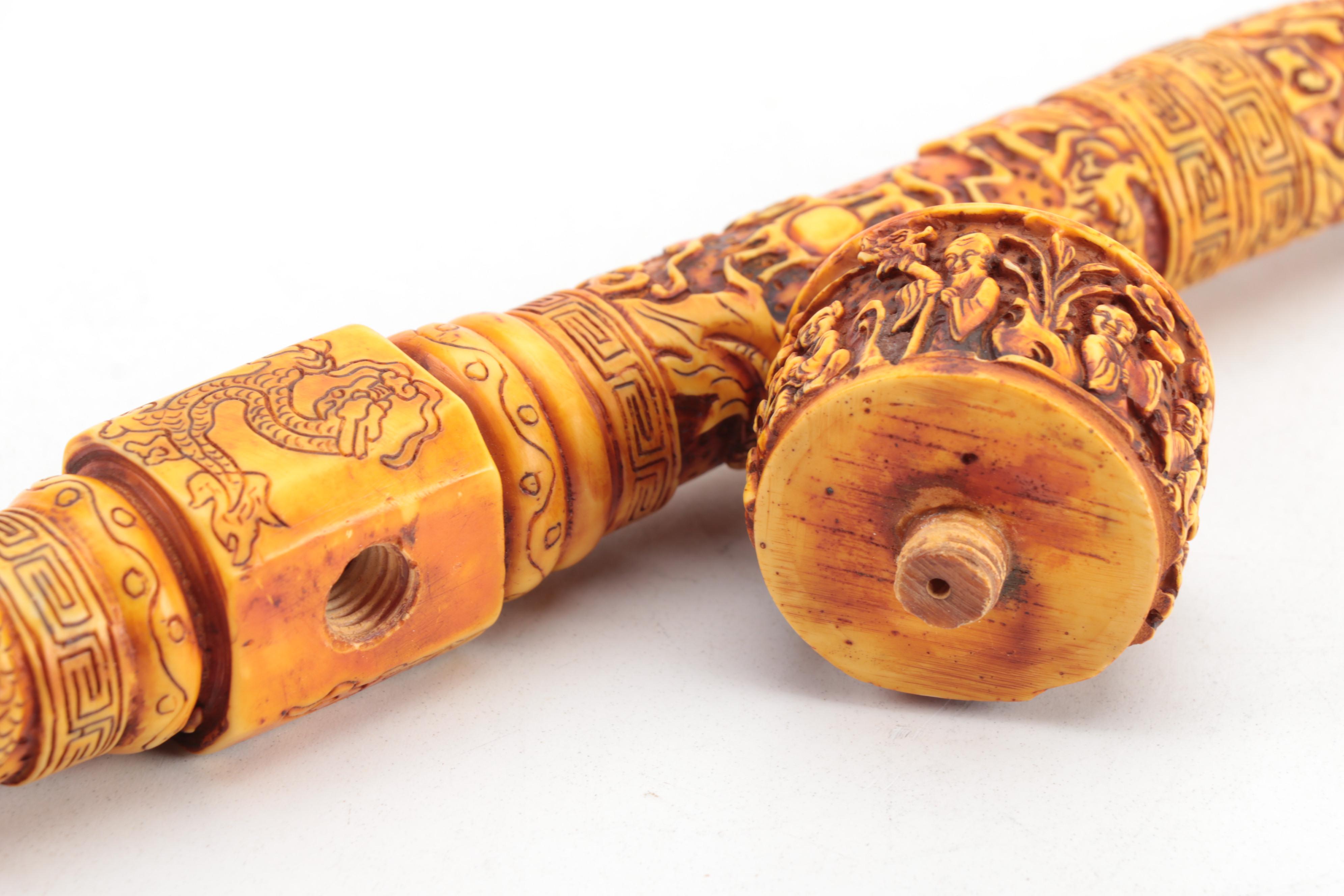 Chinese Resin Opium Pipe