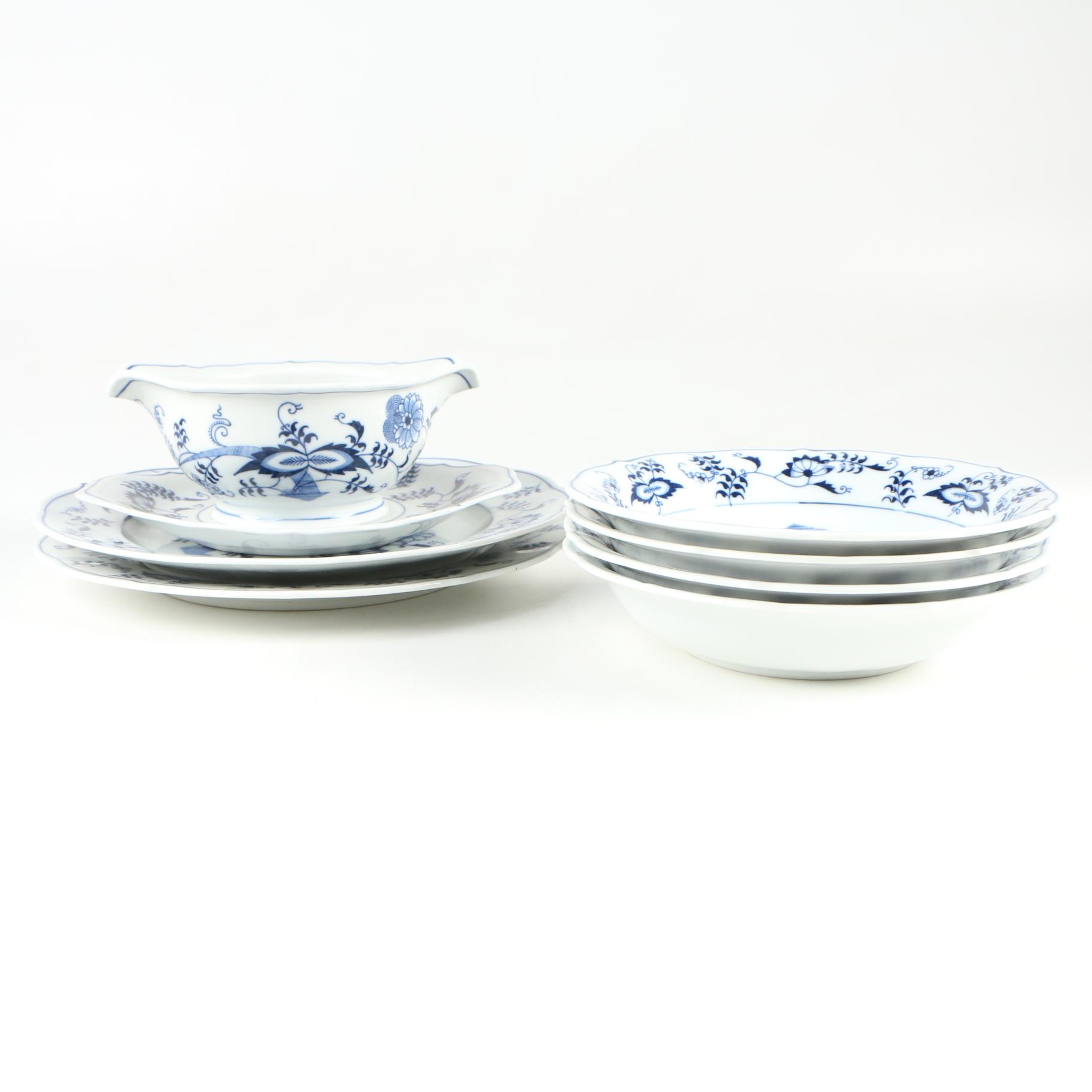 Blue Danube Porcelain Dinnerware Set