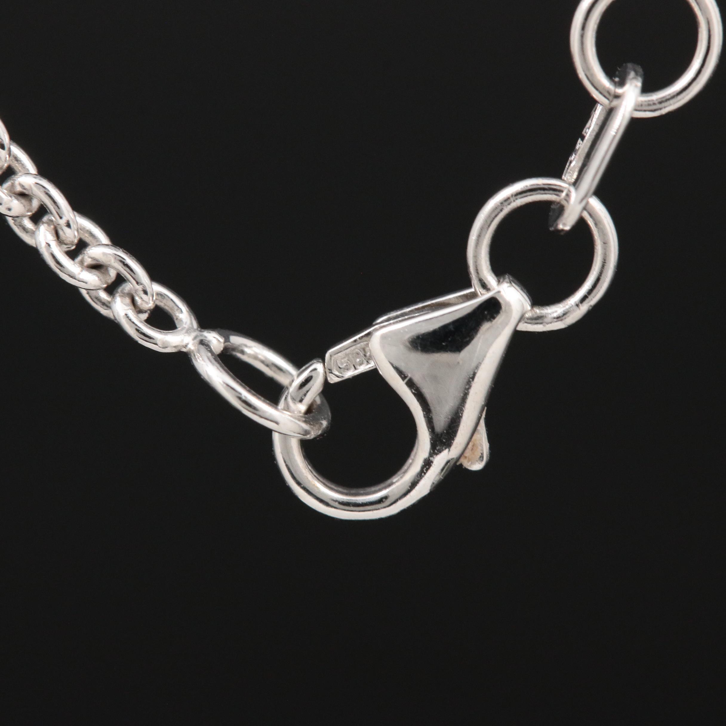 14K Gold Pearl and Diamond Station Necklace