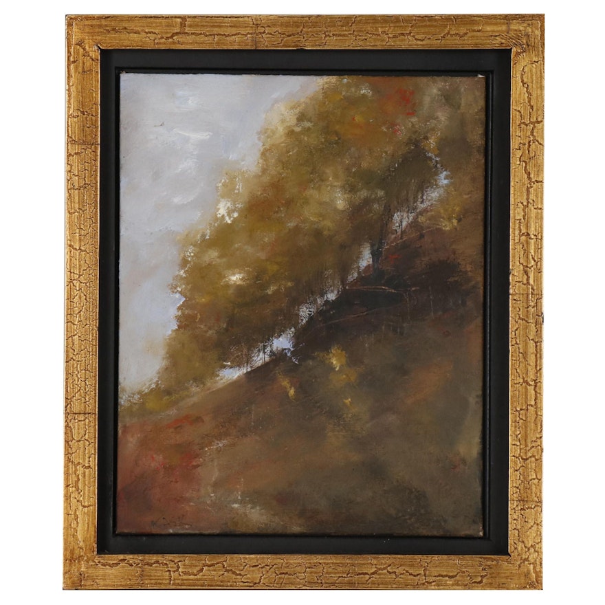 Kym Kuening Abstract Landscape Oil Painting