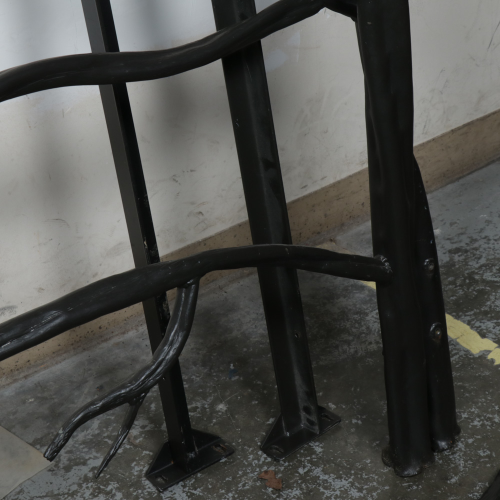 Artesanos Design Collection King Size Wrought Iron Forest Canopy Bed