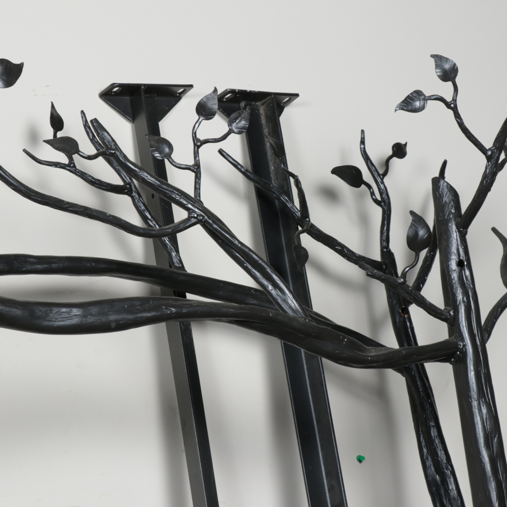 Artesanos Design Collection King Size Wrought Iron Forest Canopy Bed