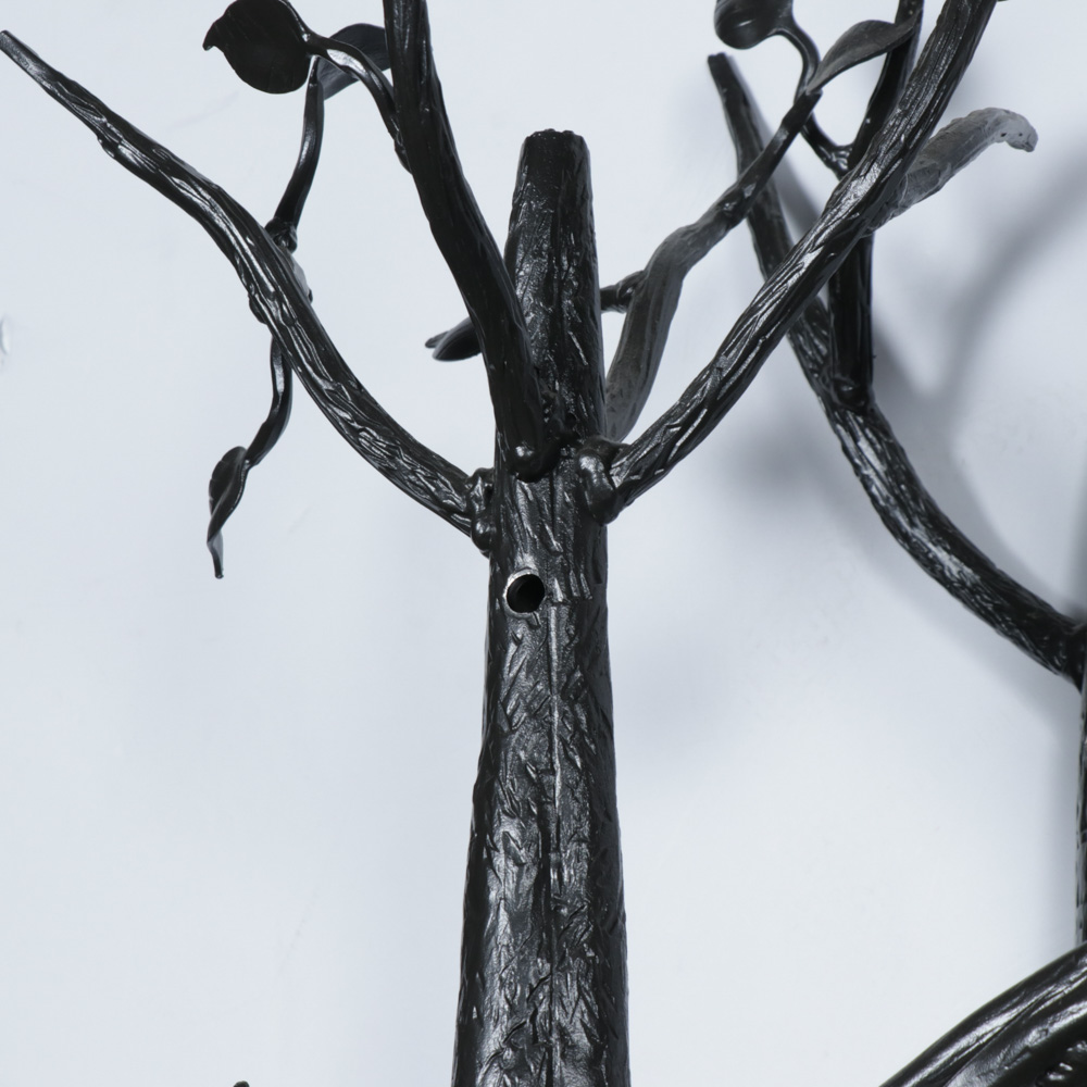 Artesanos Design Collection King Size Wrought Iron Forest Canopy Bed