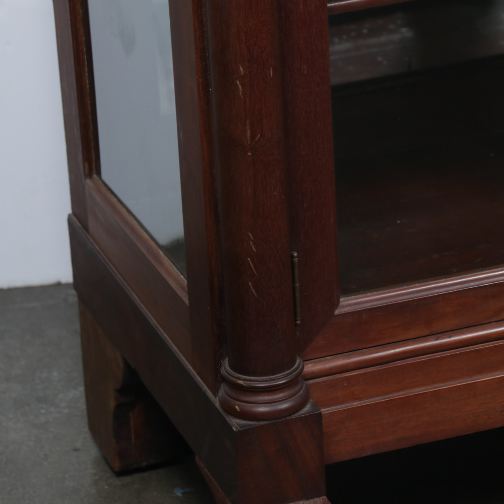 George C. Flint Co. Empire Revival Display Cabinet, Circa 1900