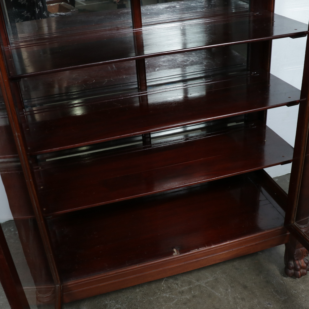 George C. Flint Co. Empire Revival Display Cabinet, Circa 1900