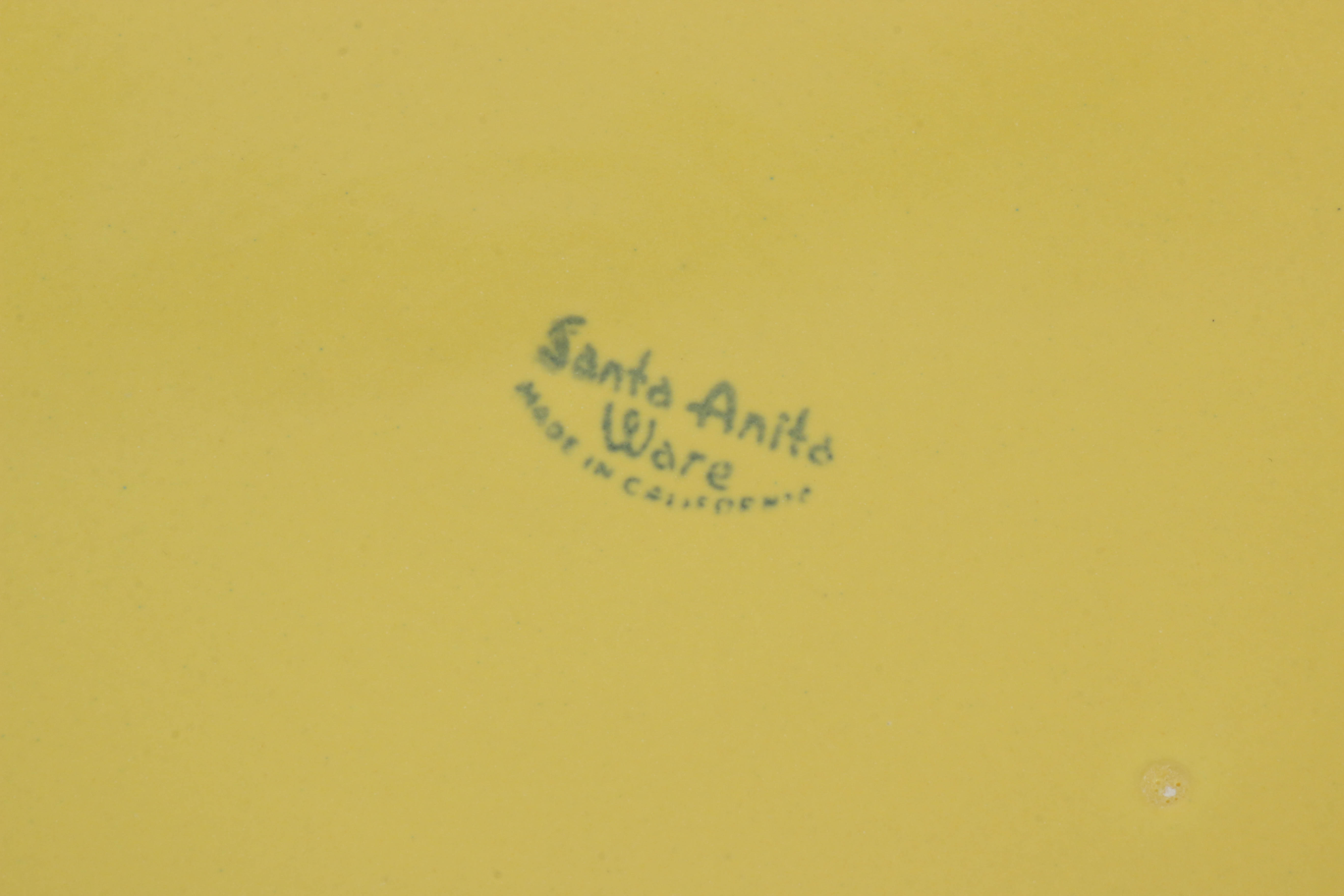 Santa Anita Ware Ceramic Dip Tray with Other Electric Serveware, Mid-20th C.