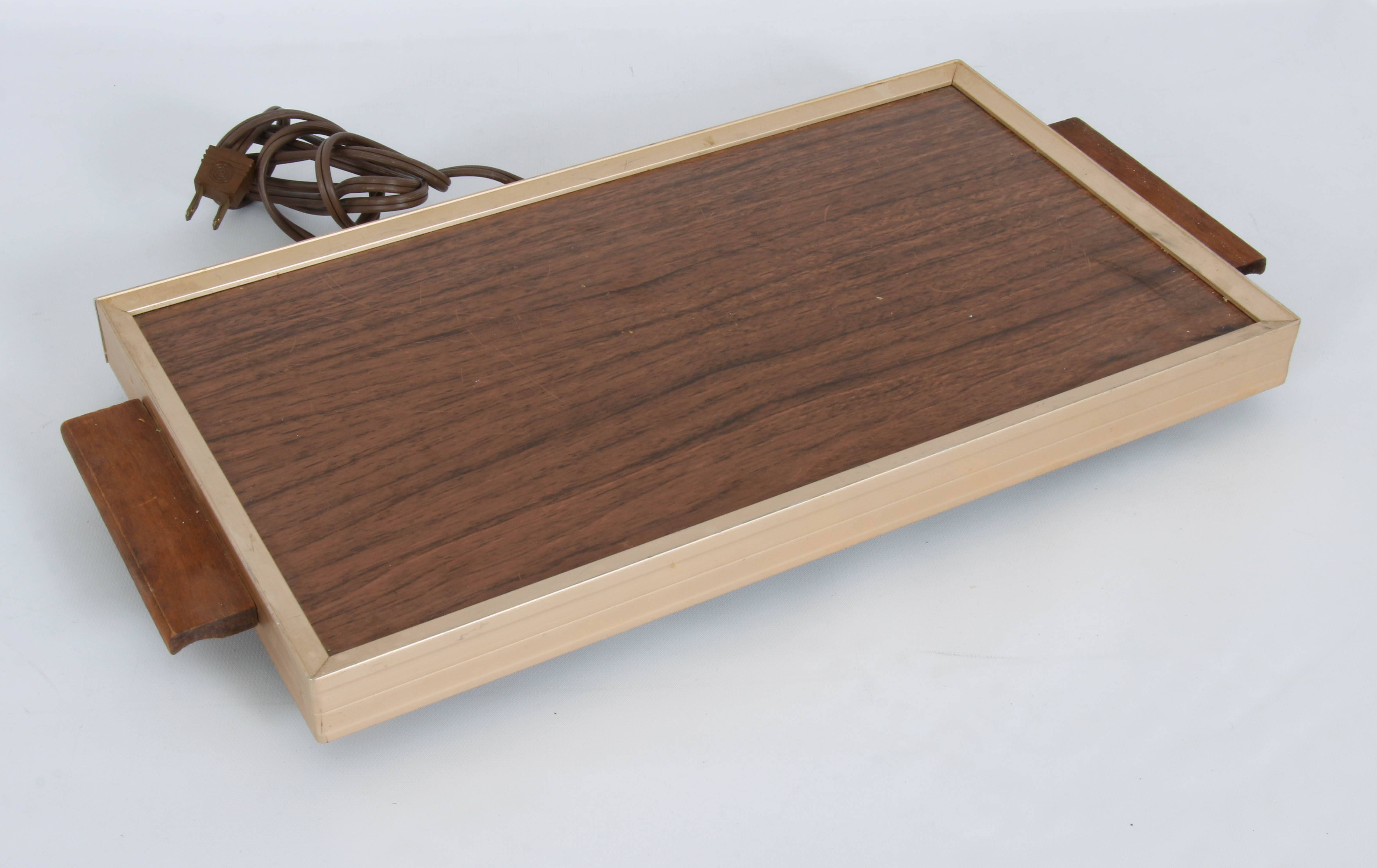 Santa Anita Ware Ceramic Dip Tray with Other Electric Serveware, Mid-20th C.