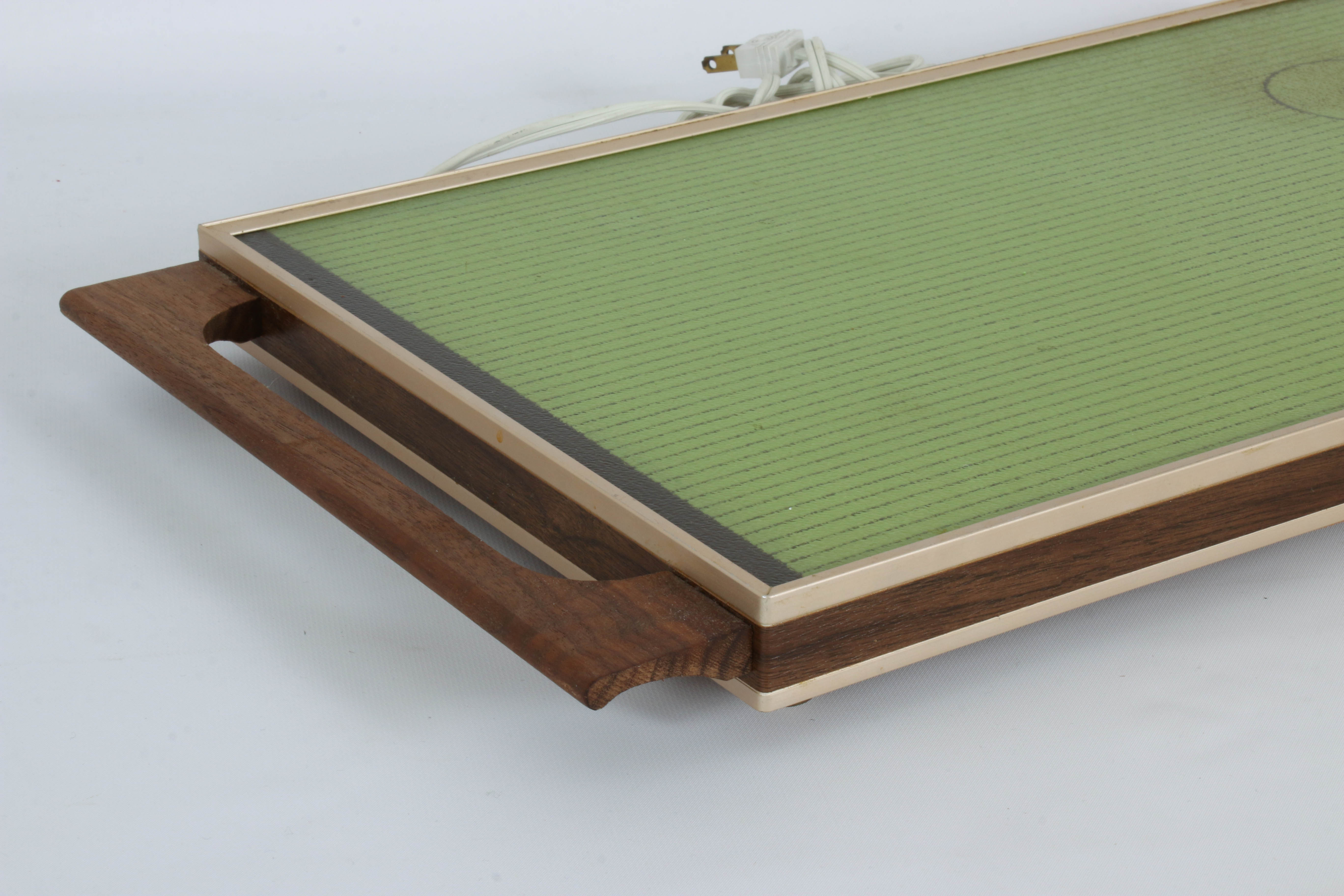 Santa Anita Ware Ceramic Dip Tray with Other Electric Serveware, Mid-20th C.