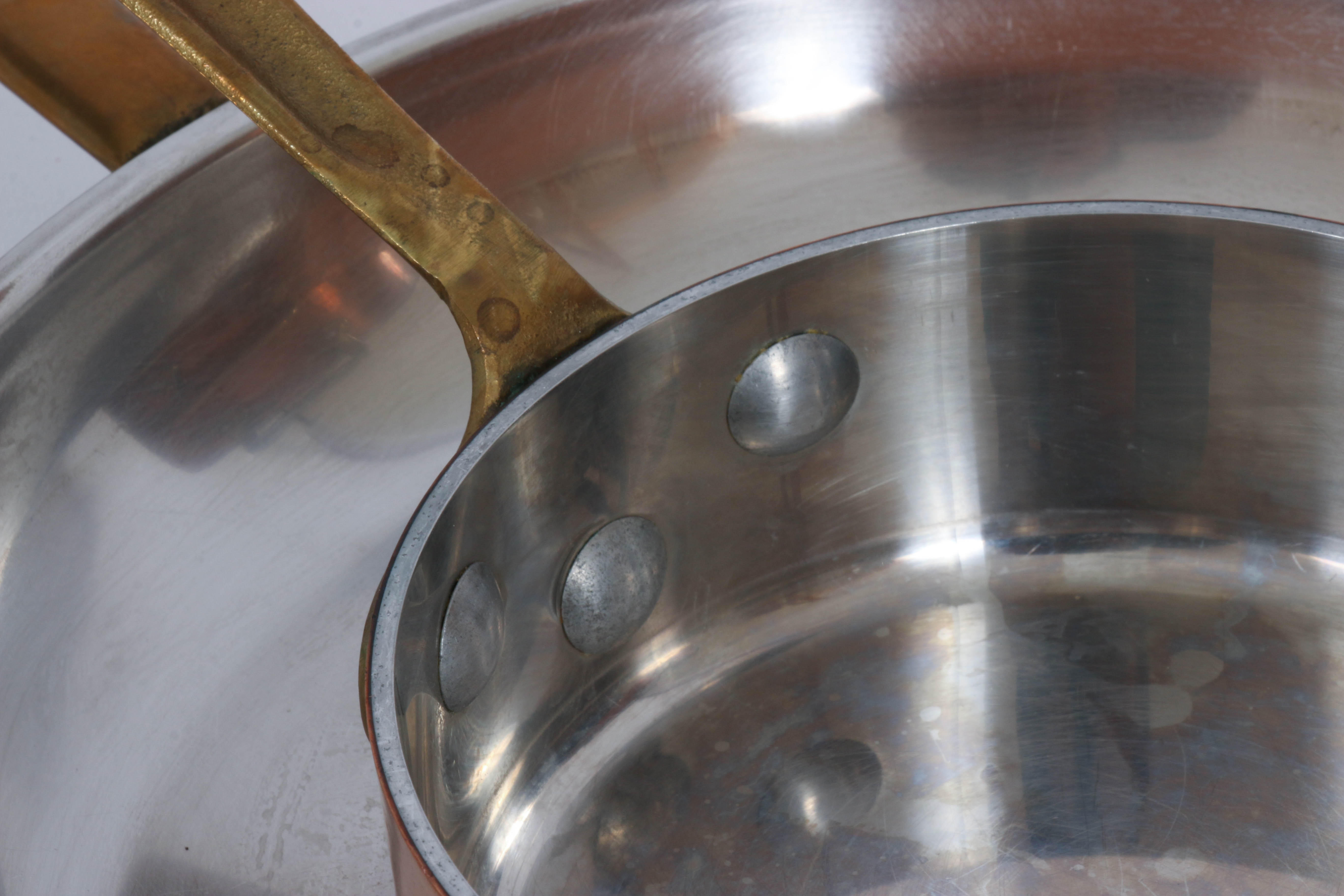 Culinox Copper Frying Pan with Other Copper Cookware