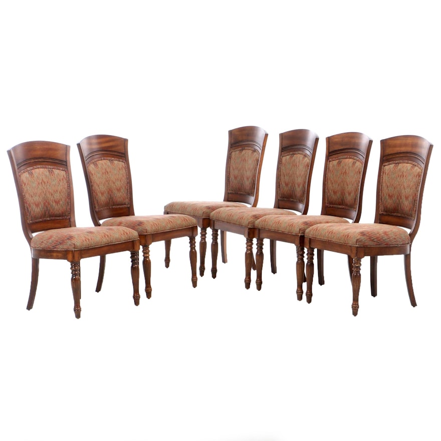 Six Harden Dining Chairs in Flamestitch Upholstery