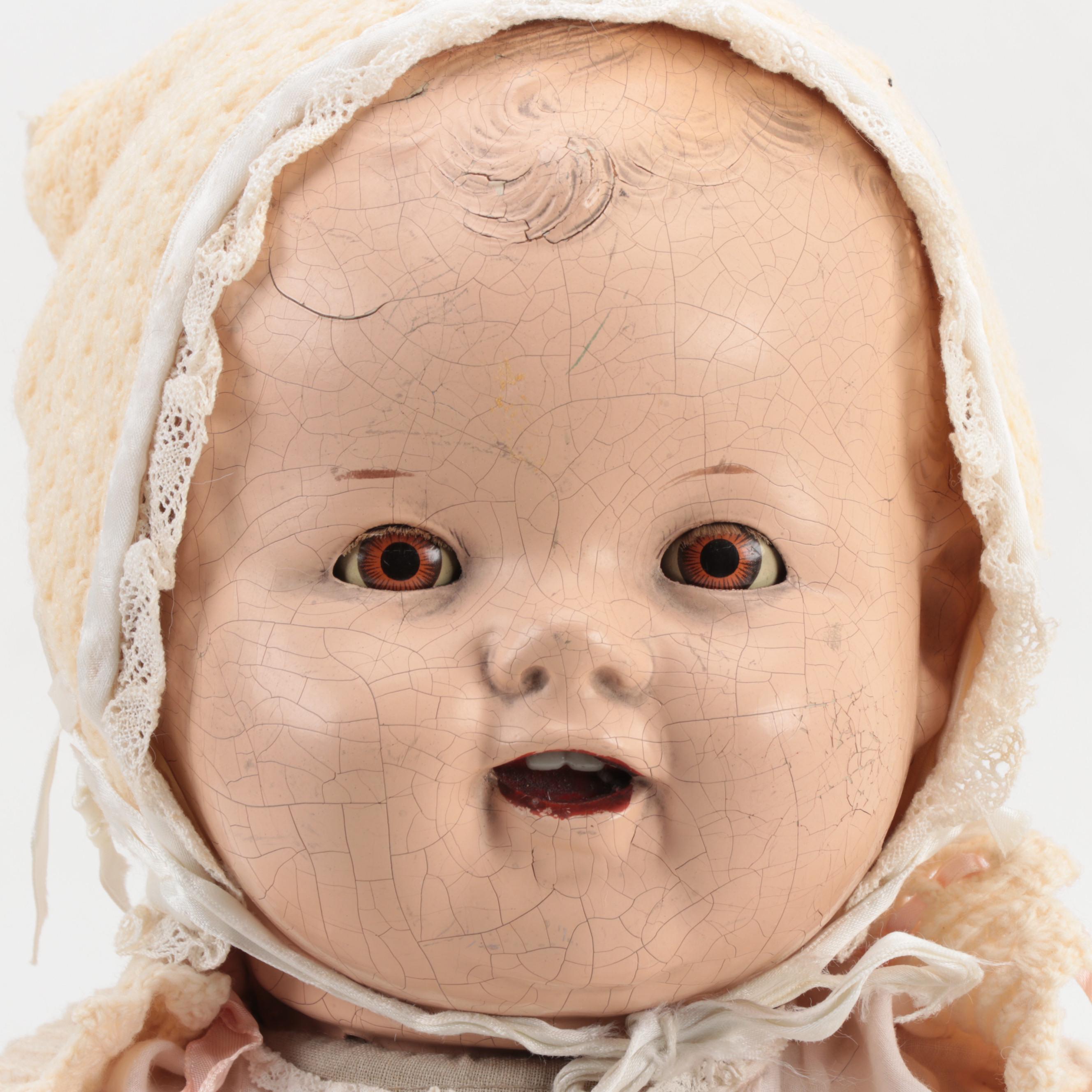 Arranbee "Dream Baby" Composition and Cloth Doll, 1930s - 1940s