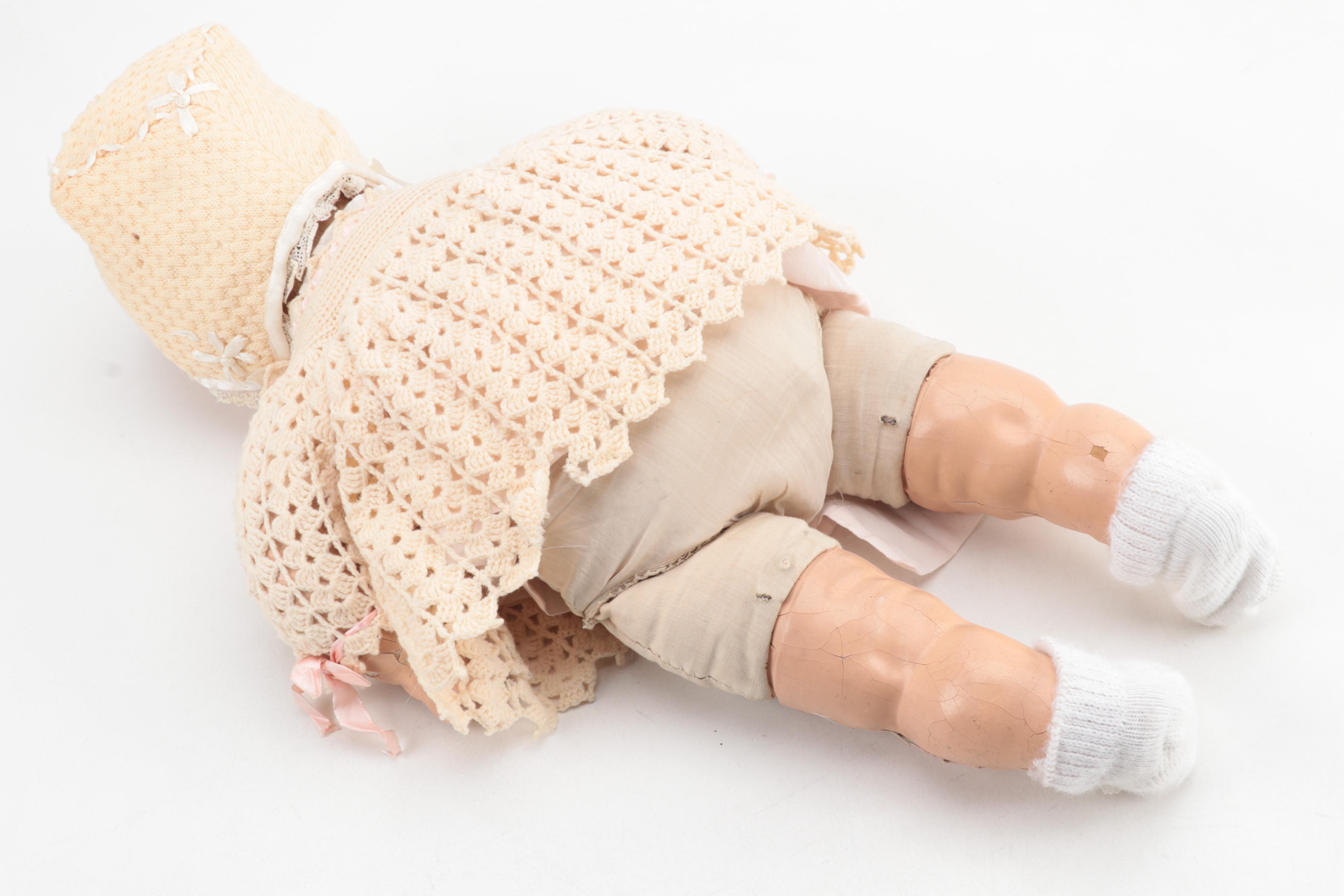 Arranbee "Dream Baby" Composition and Cloth Doll, 1930s - 1940s