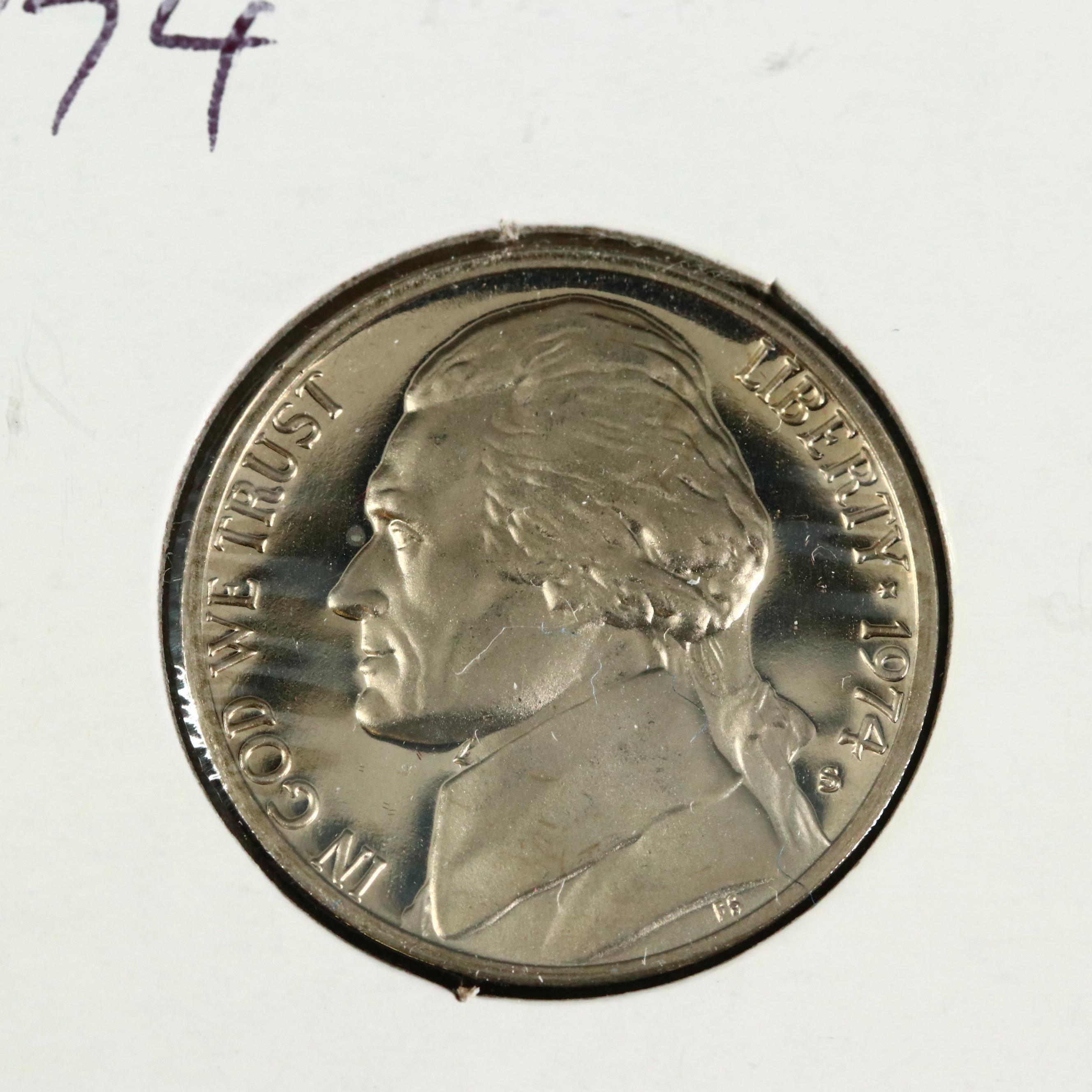 Seventeen Vintage to Modern U.S. Proof and Uncirculated Coins