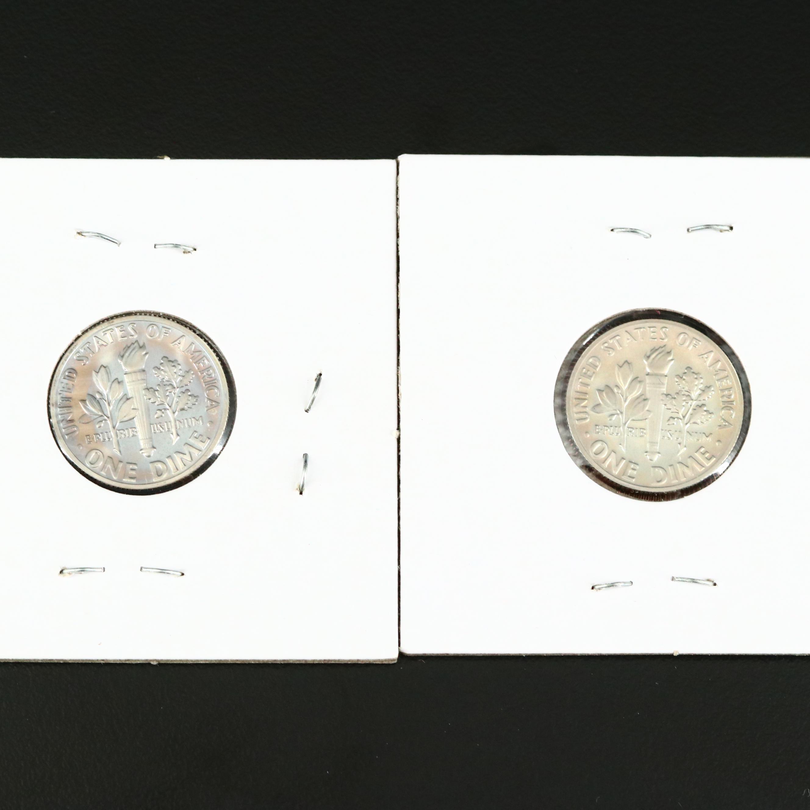 Seventeen Vintage to Modern U.S. Proof and Uncirculated Coins