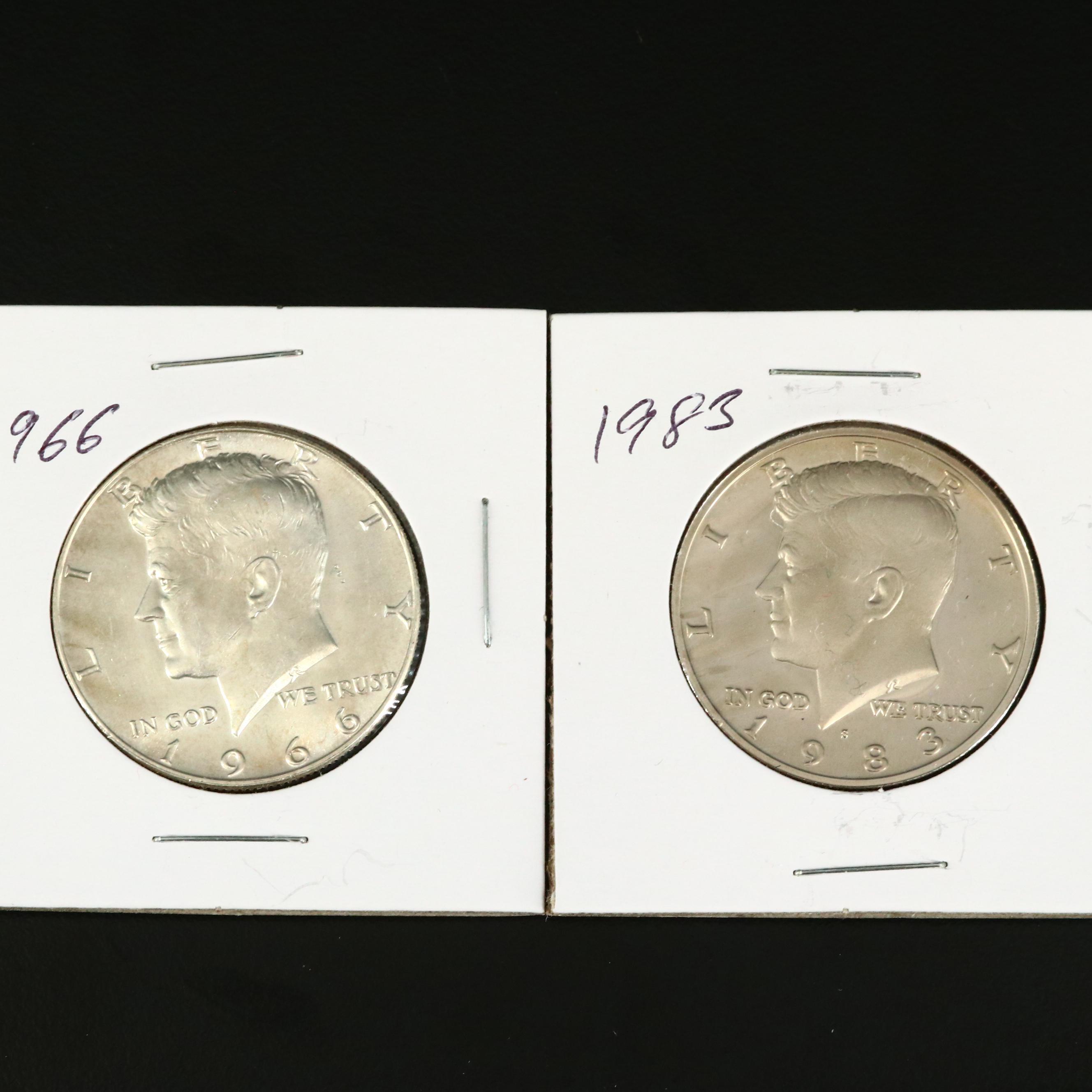 Seventeen Vintage to Modern U.S. Proof and Uncirculated Coins