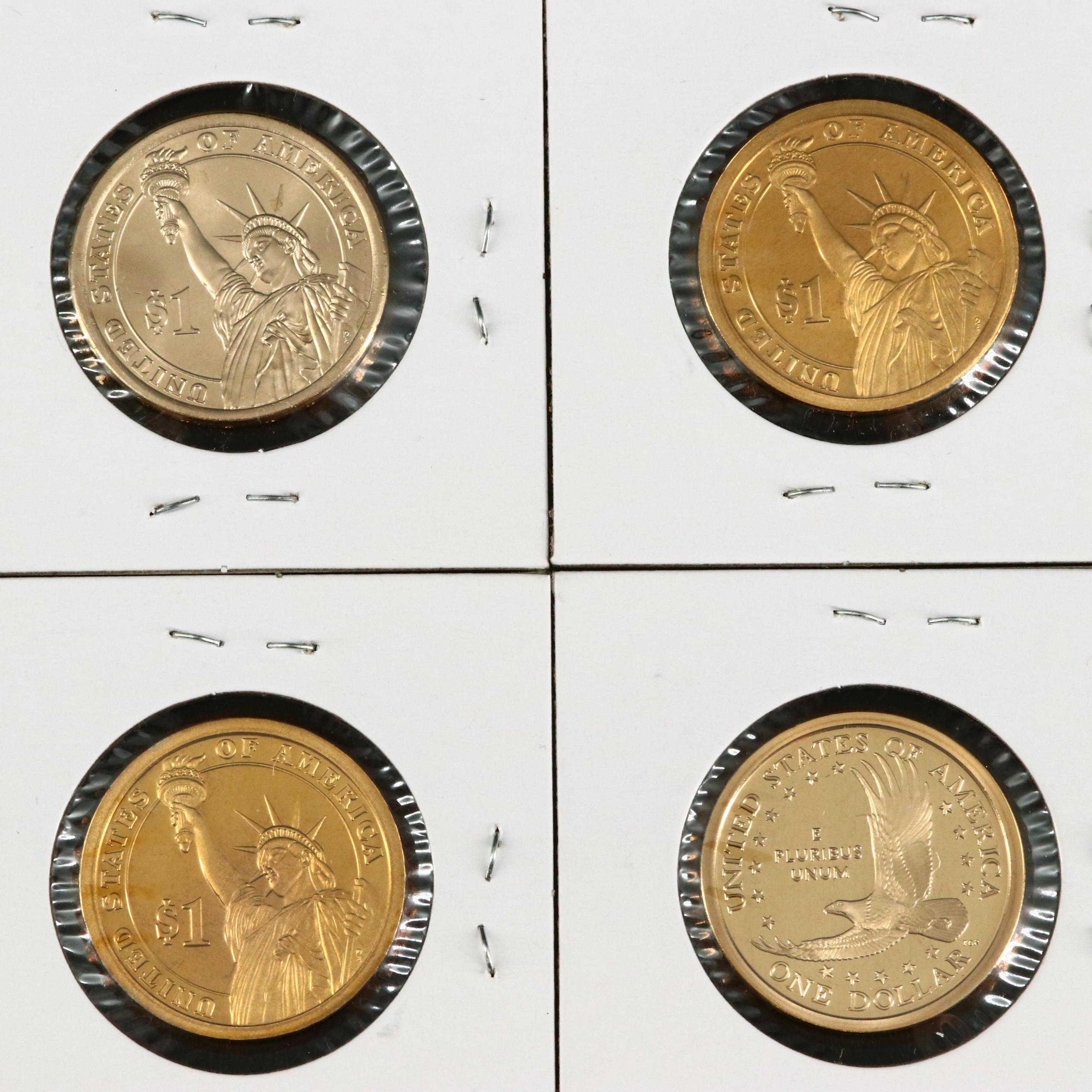 Seventeen Vintage to Modern U.S. Proof and Uncirculated Coins