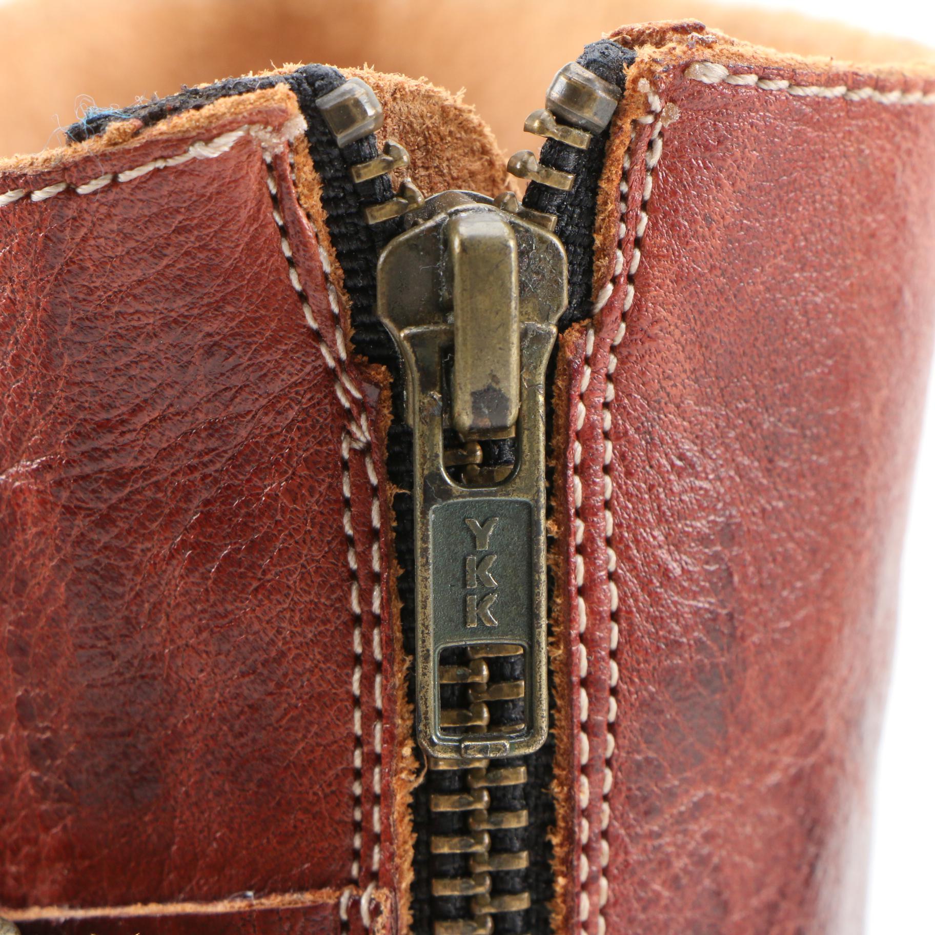 BED|STÜ and Freebird Basket Weave and Embossed Leather Boots