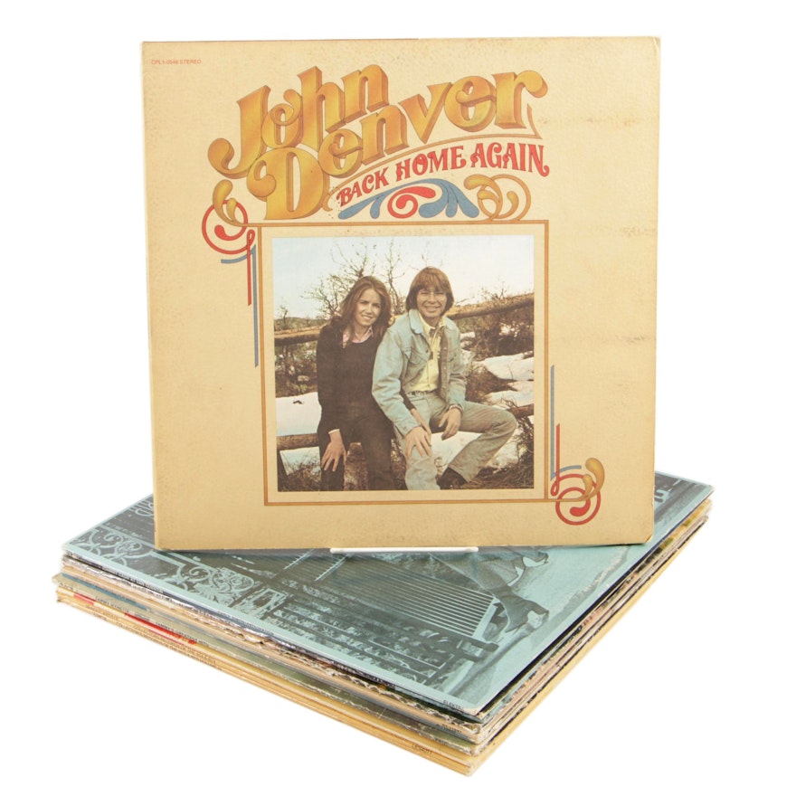 1950s, 60s and 70s Vinyl Records Including Loretta Lynn and Johnny Cash