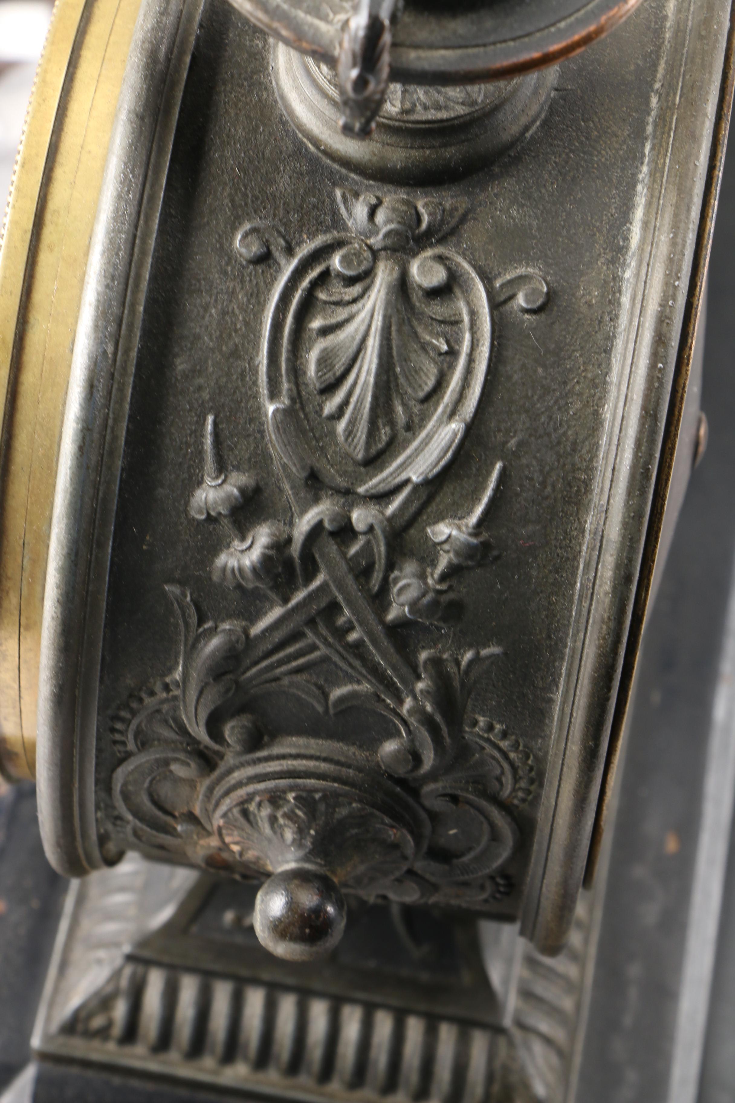 Ansonia Figural Mantel Clock of Isaac Newton