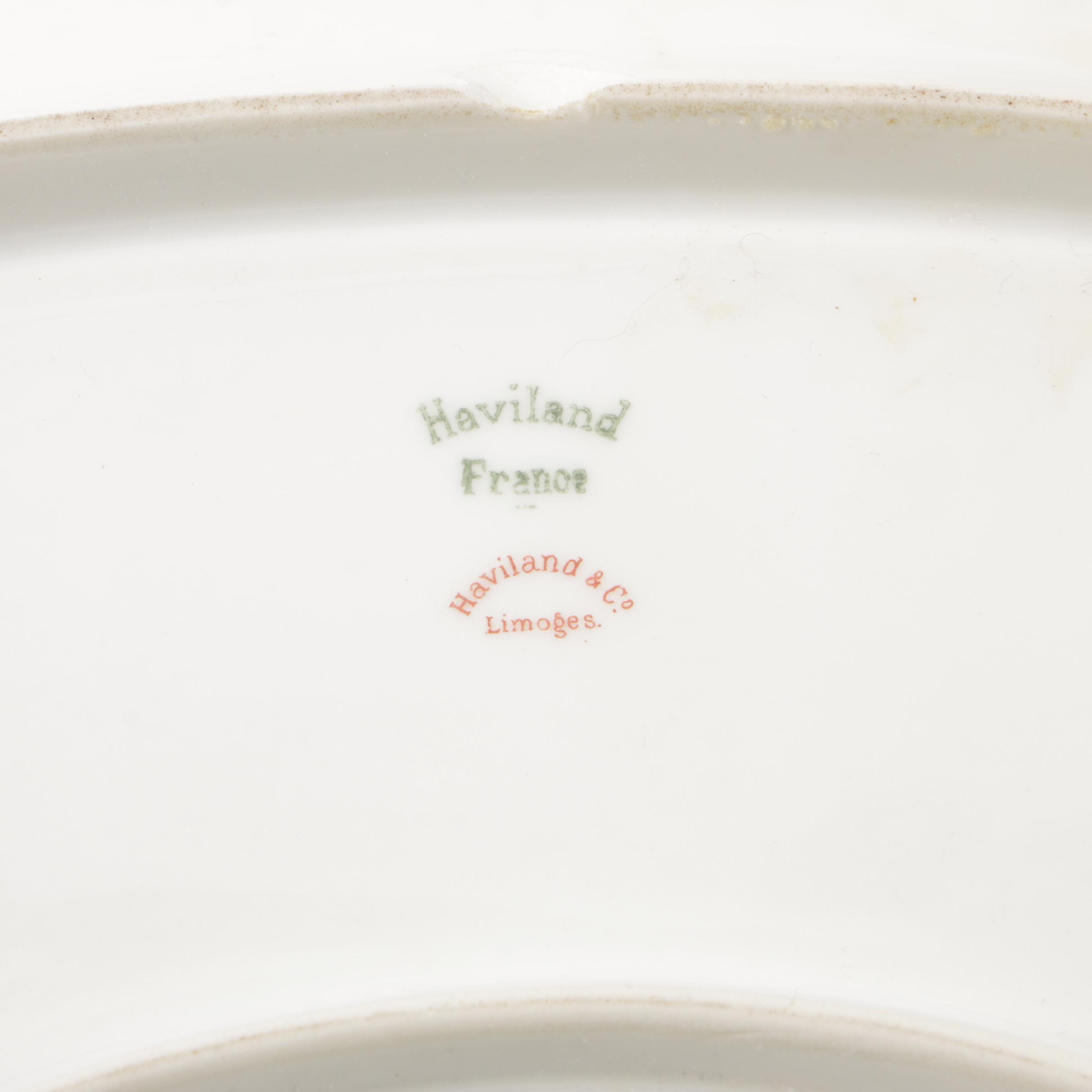 Haviland Limoges "Ranson" Porcelain Dinner and Serveware