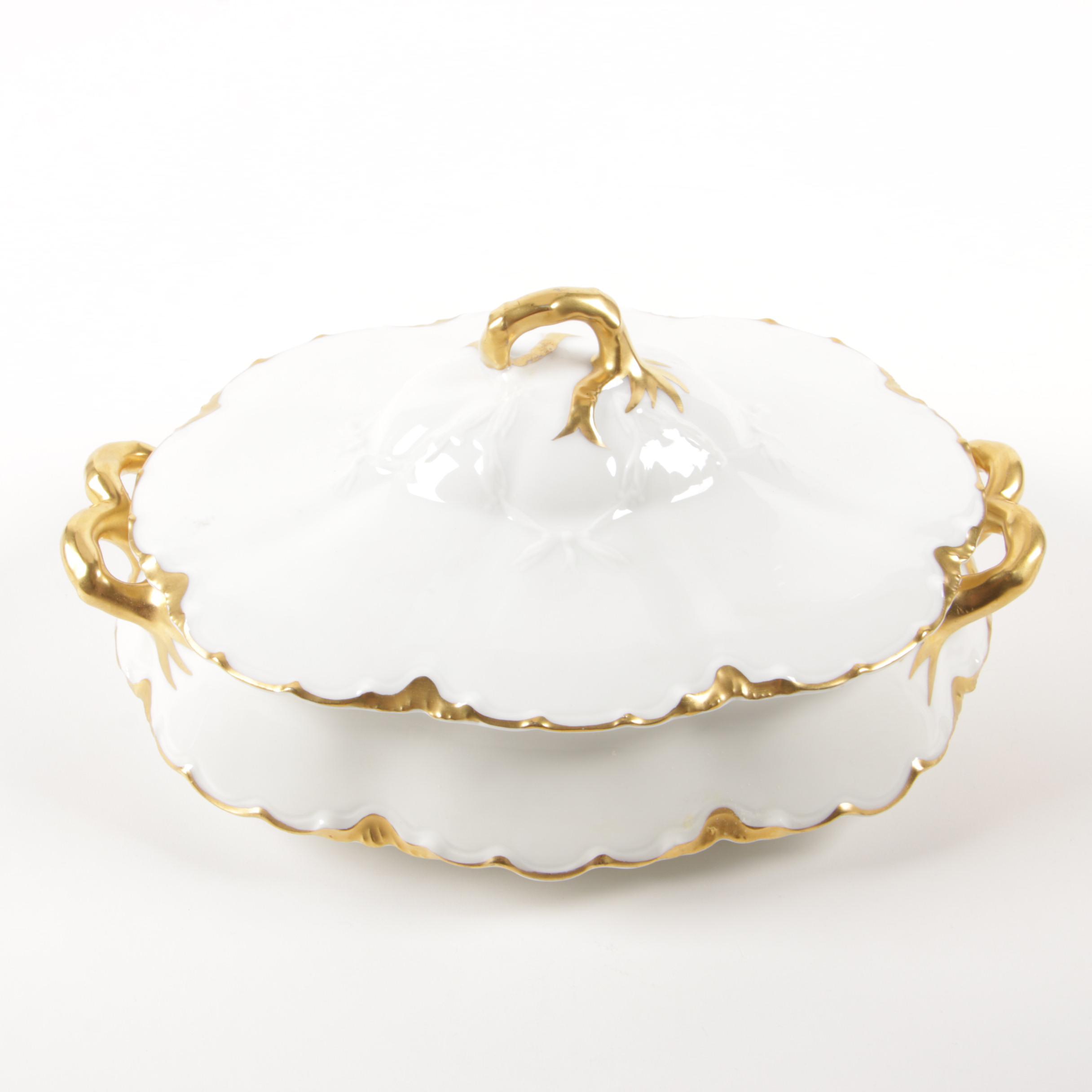 Haviland Limoges "Ranson" Porcelain Dinner and Serveware