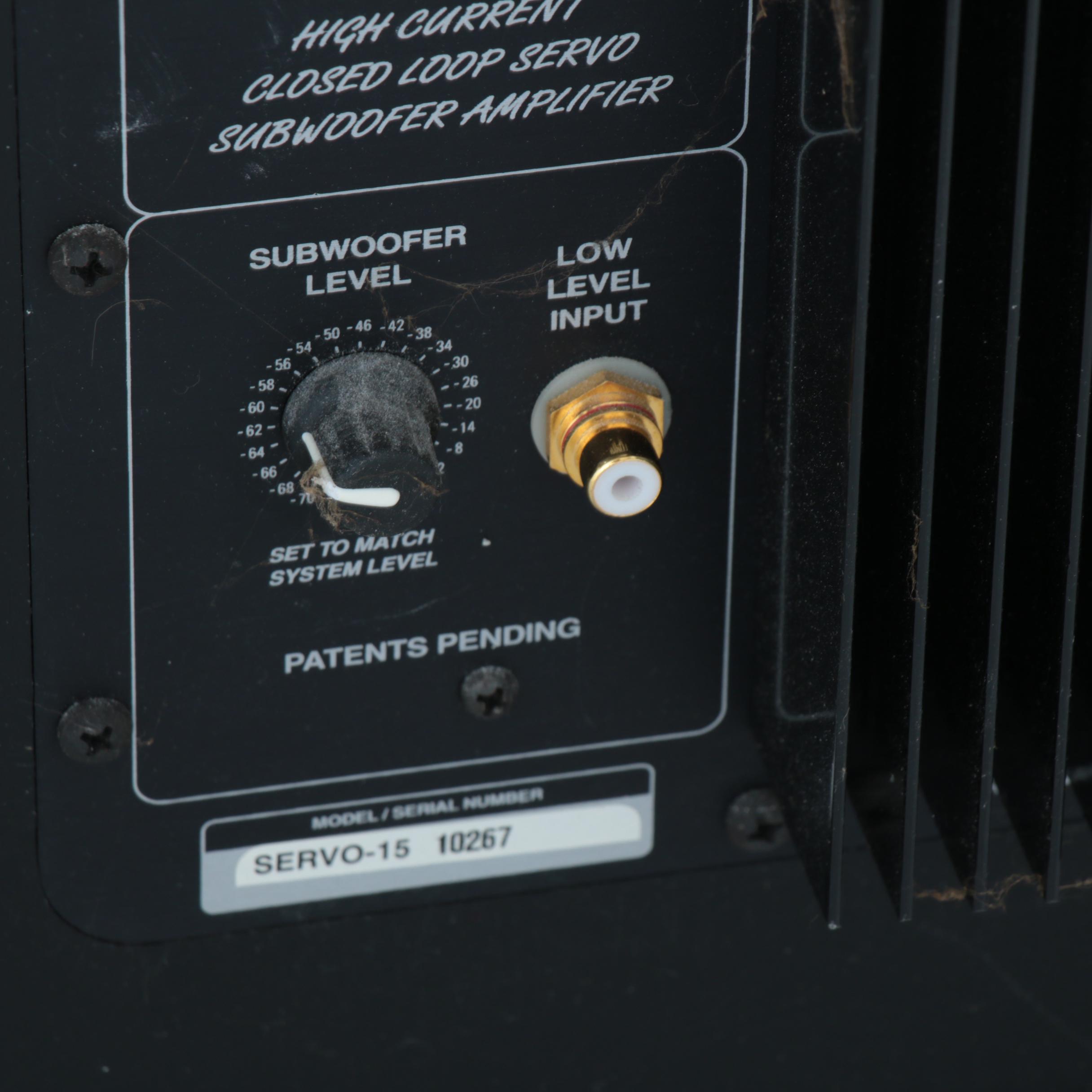 Paradigm Reference Servo-Series Speaker System