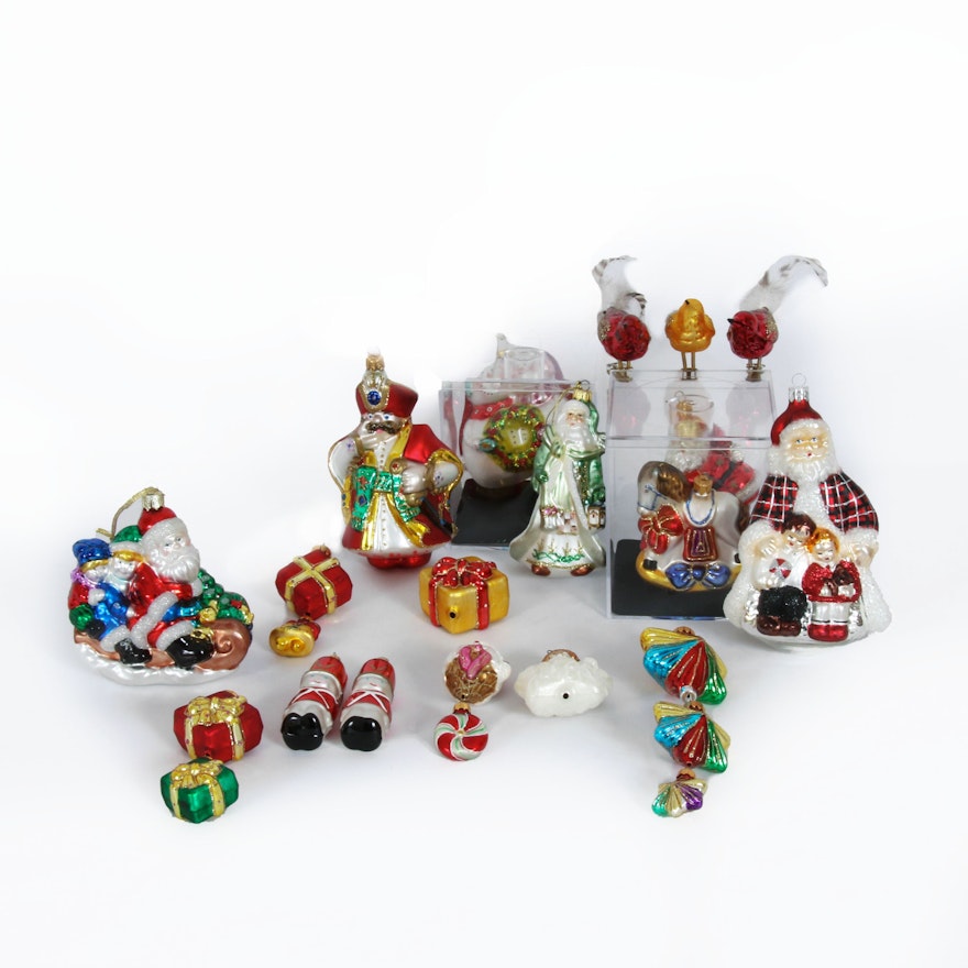 Handcrafted Glass Holiday Ornaments