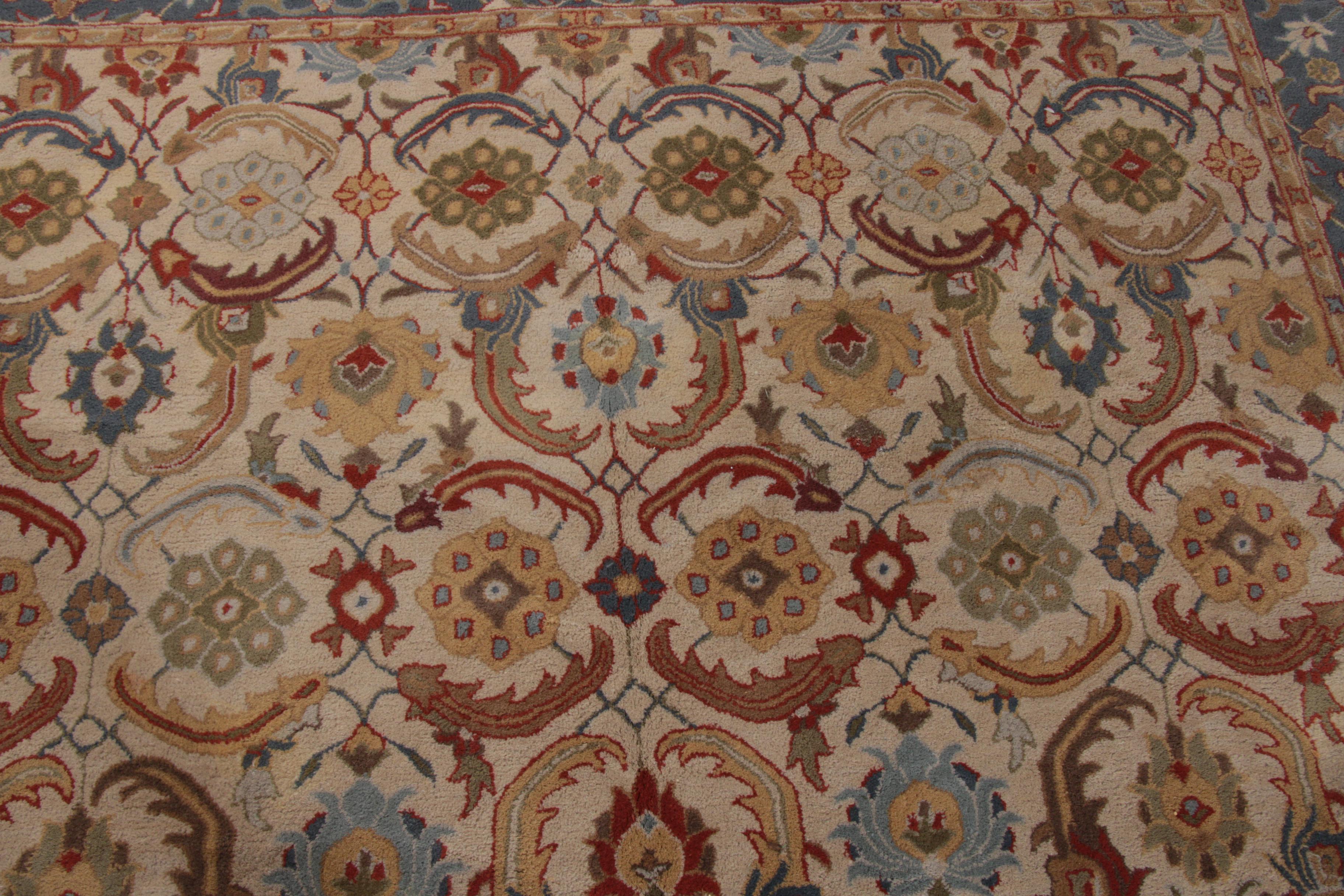 9' x 12' Pottery Barn Woolmark Hand-Tufted Wool Indo-Persian "Eva" Rug