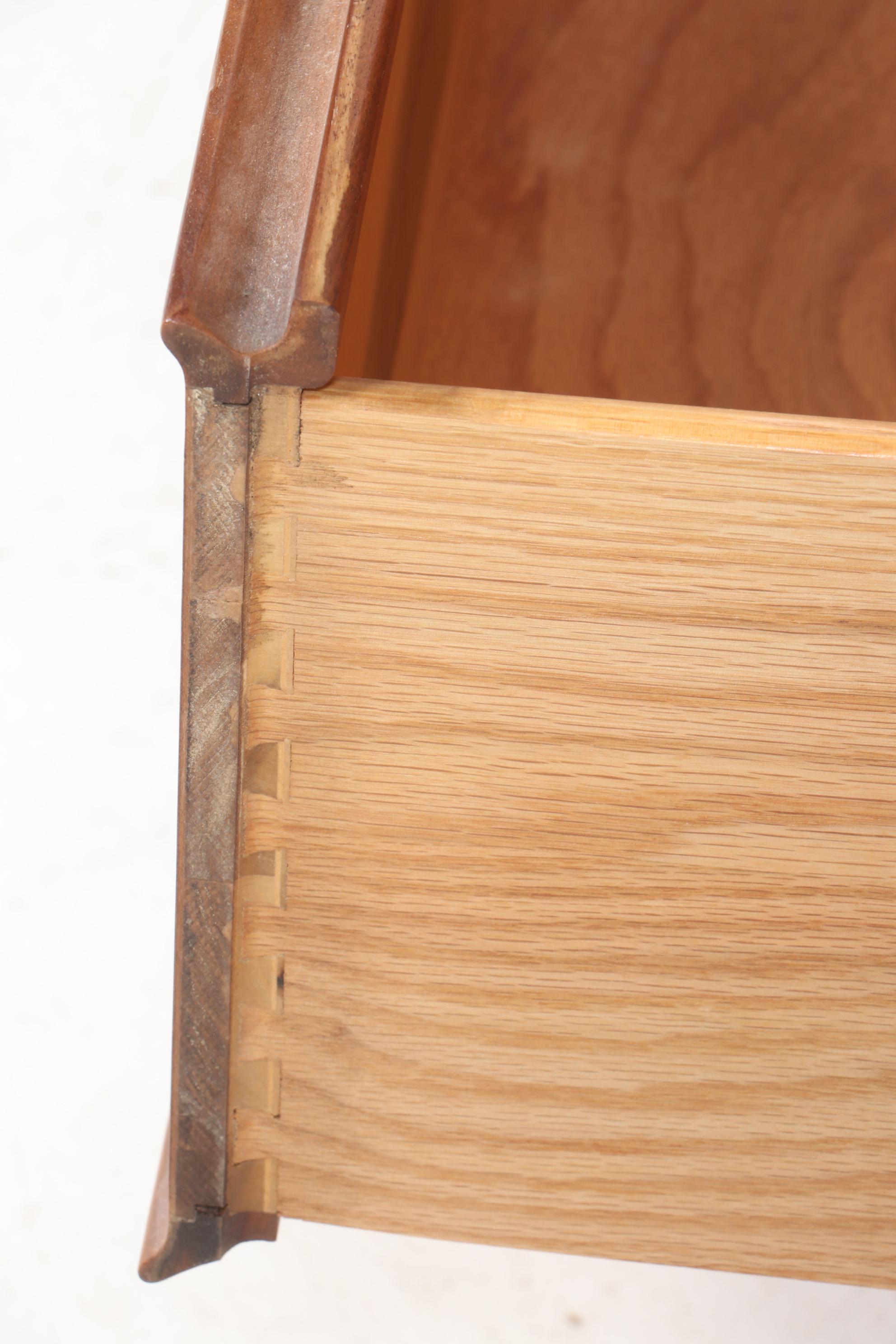 Mid Century Modern Walnut Vanity Cabinet, Mid 20th Century