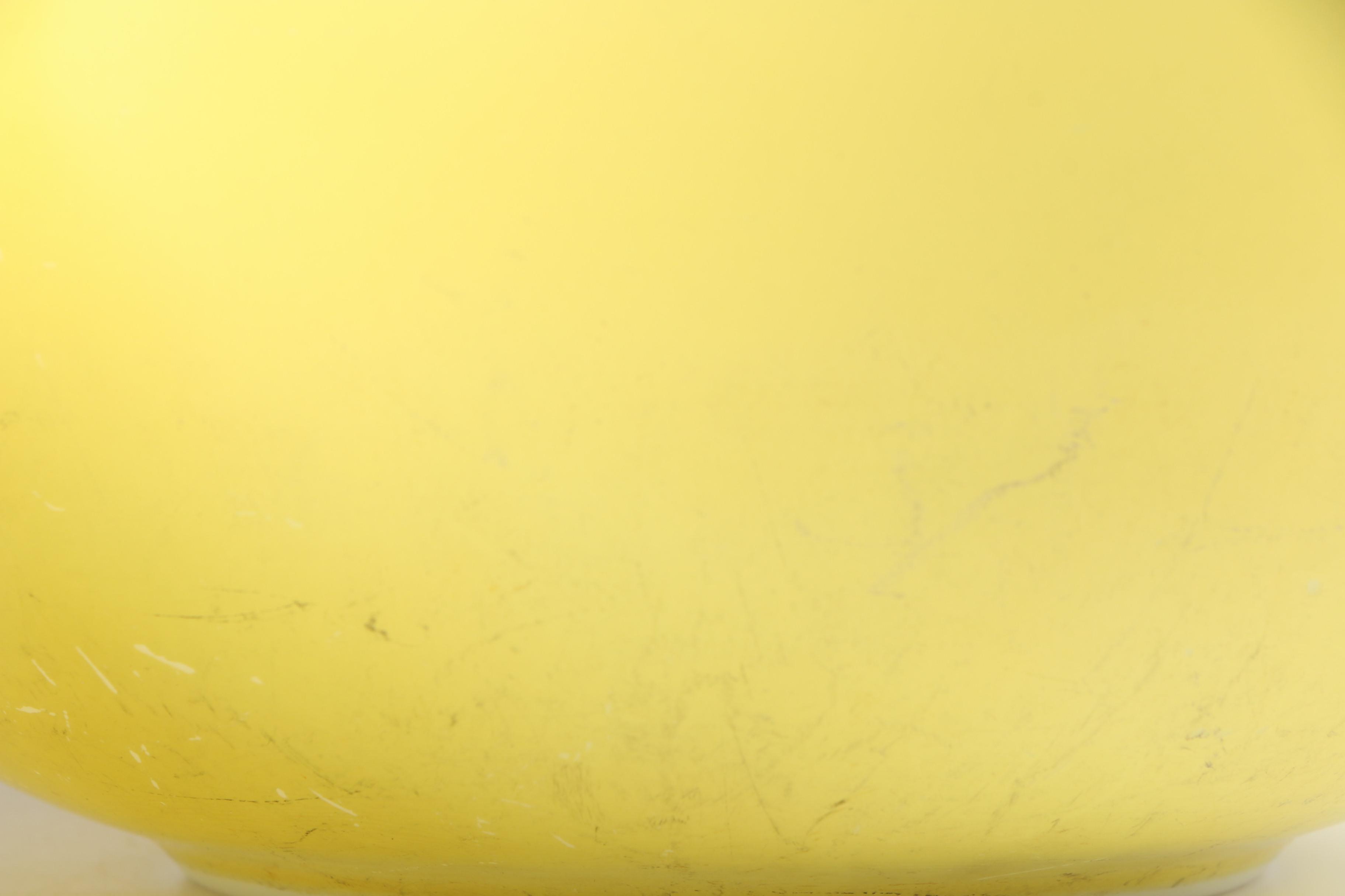 Pyrex Yellow and Red "Primary Colors" Glass Mixing Bowls