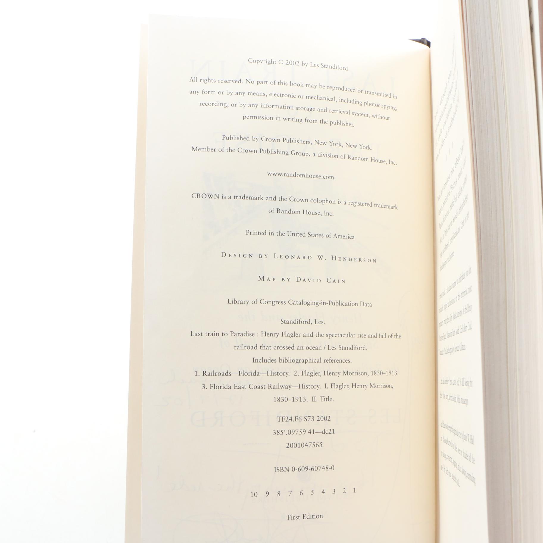 Signed Biographies "Last Train to Paradise", "Making It Happen" with Other Books