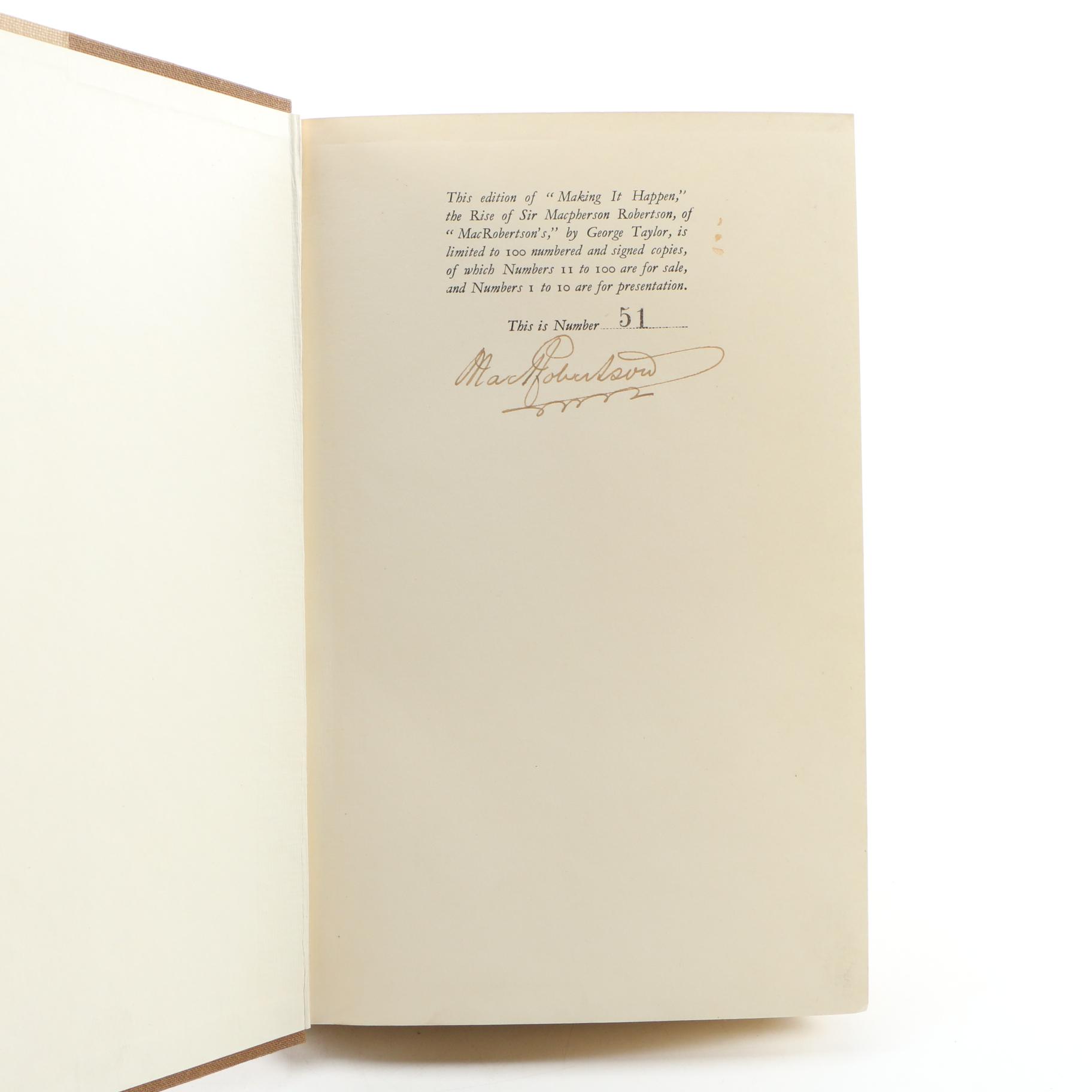 Signed Biographies "Last Train to Paradise", "Making It Happen" with Other Books