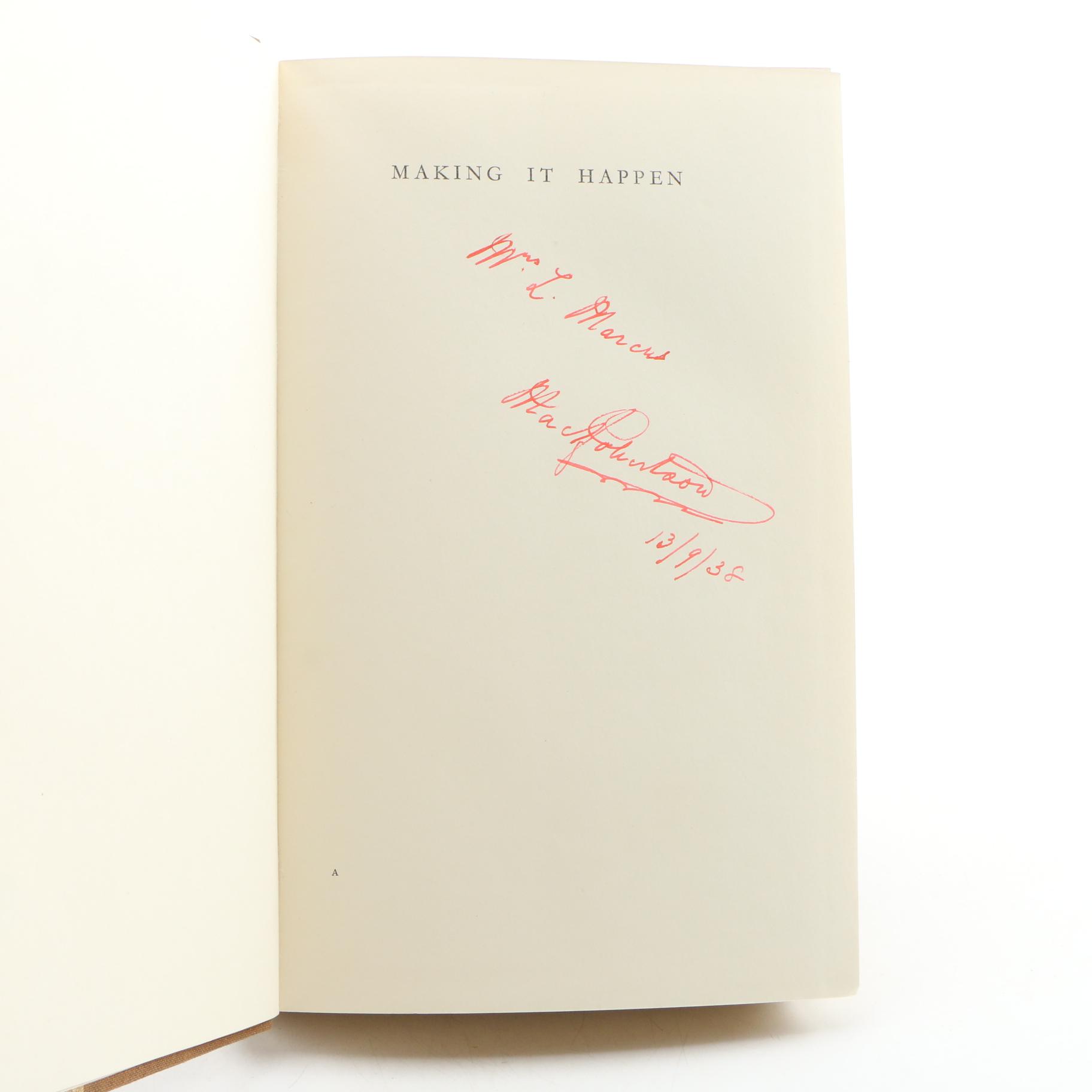 Signed Biographies "Last Train to Paradise", "Making It Happen" with Other Books