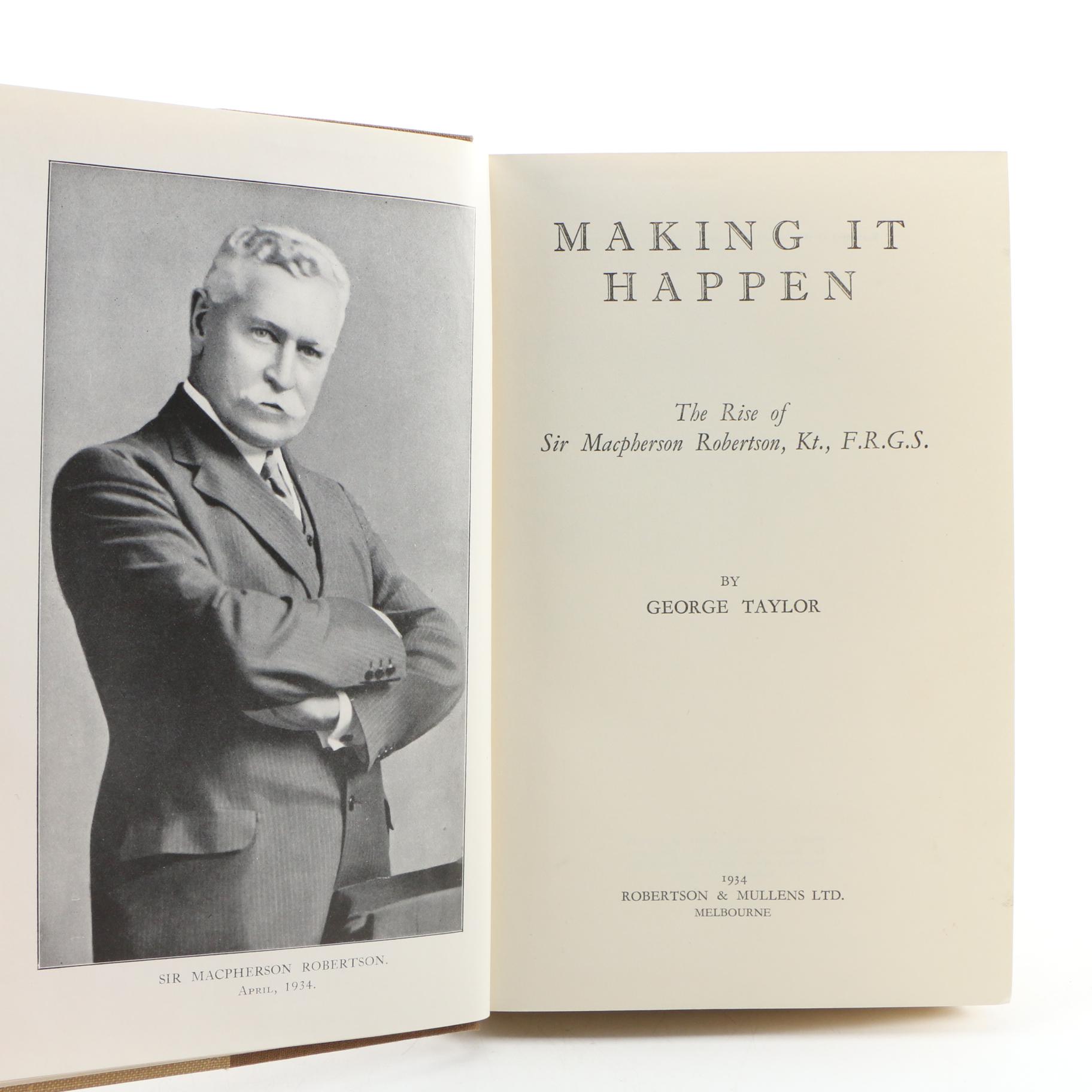 Signed Biographies "Last Train to Paradise", "Making It Happen" with Other Books